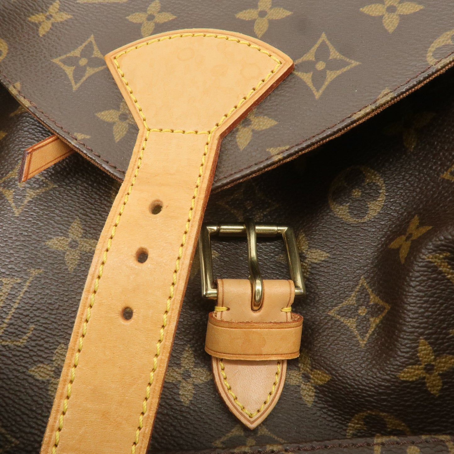 Louis Vuitton Monogram Montsouris GM Back Pack Brown M51135