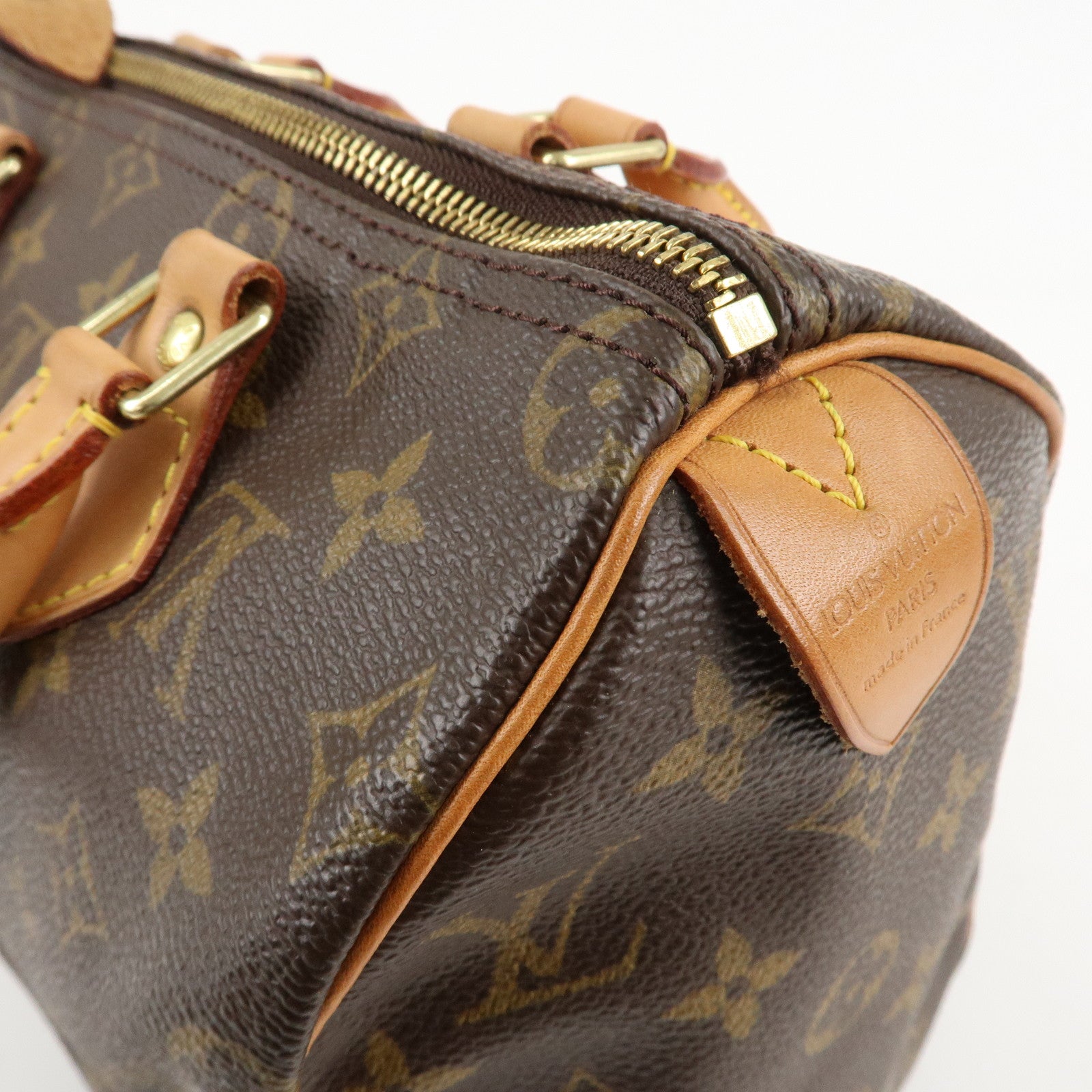 Louis Vuitton Monogram Speedy 25 Hand Bag Boston Bag M41528