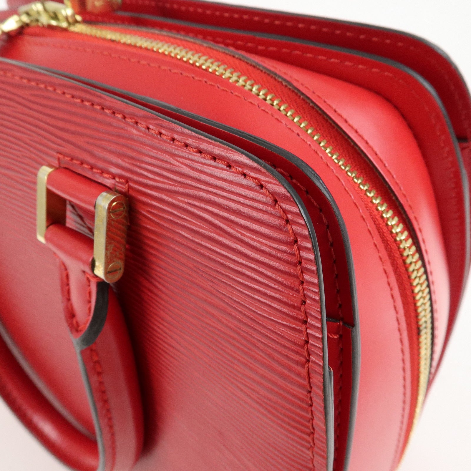 Louis Vuitton Epi Pont Neuf Hand Bag Castilian Red M52057 Used