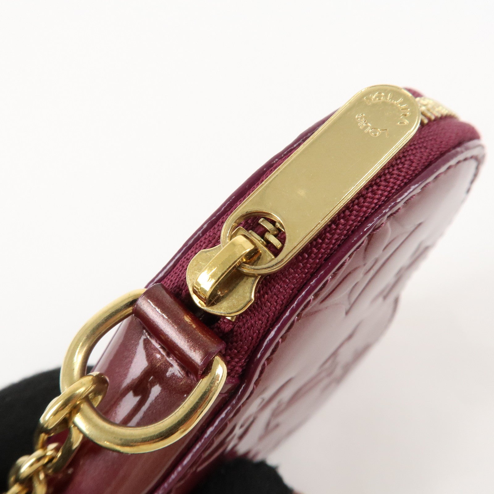 Louis Vuitton Monogram Vernis Porte Monnaie Coeur Coin Case M91480