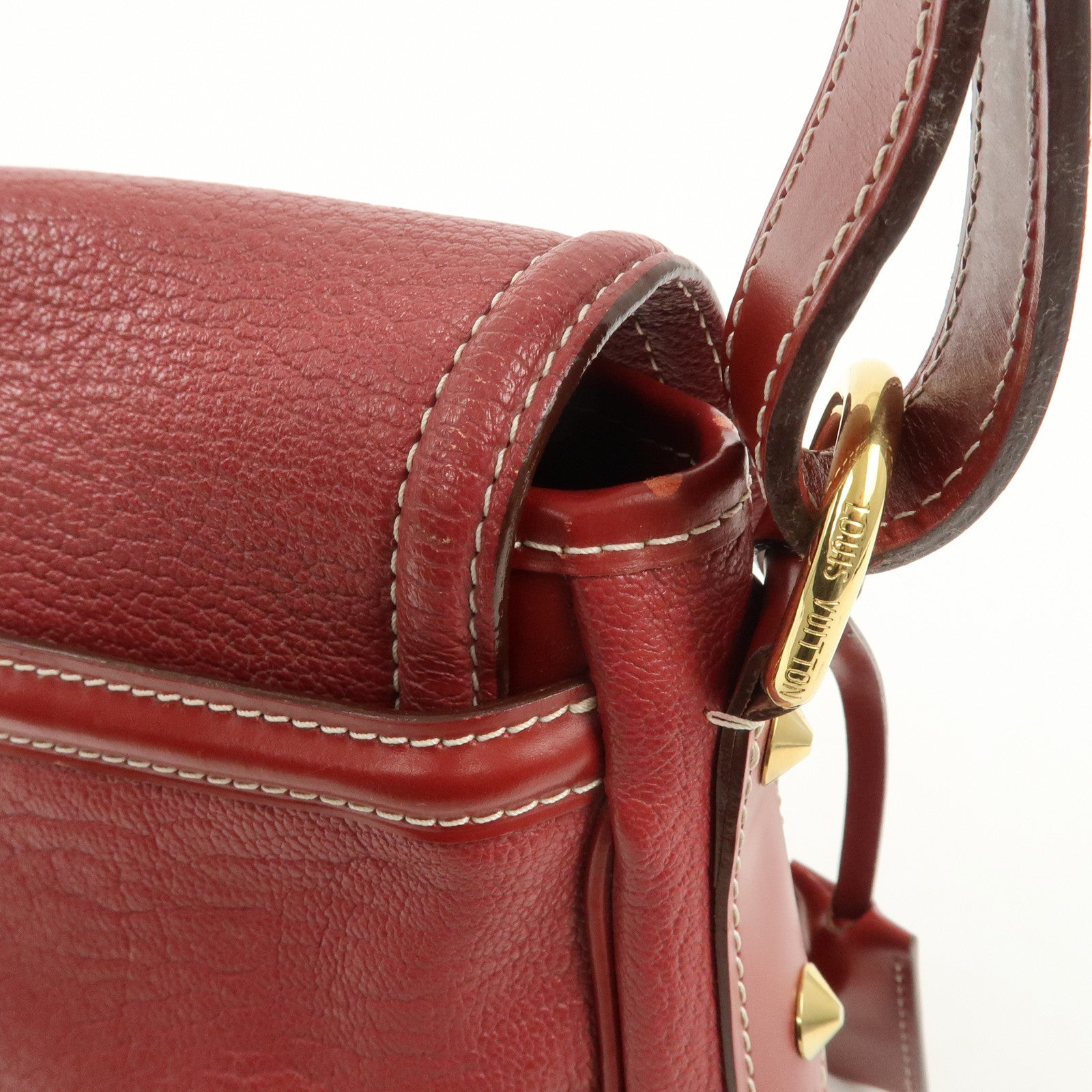 Louis Vuitton Suhari L'essentielle Shoulder Bag Red M95846 Used