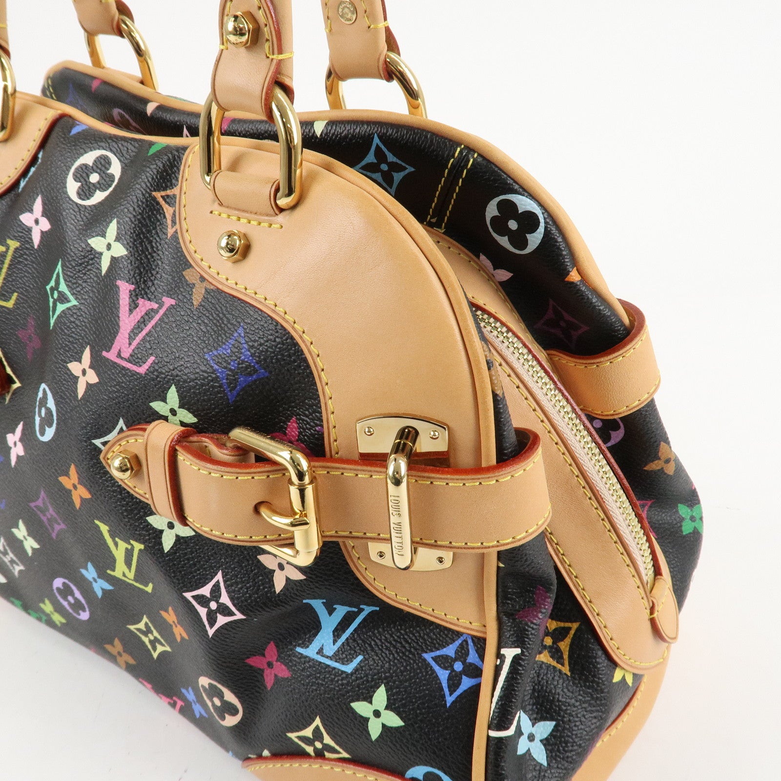 Louis Vuitton Monogram Multi Color Claudia Hand Bag M40194