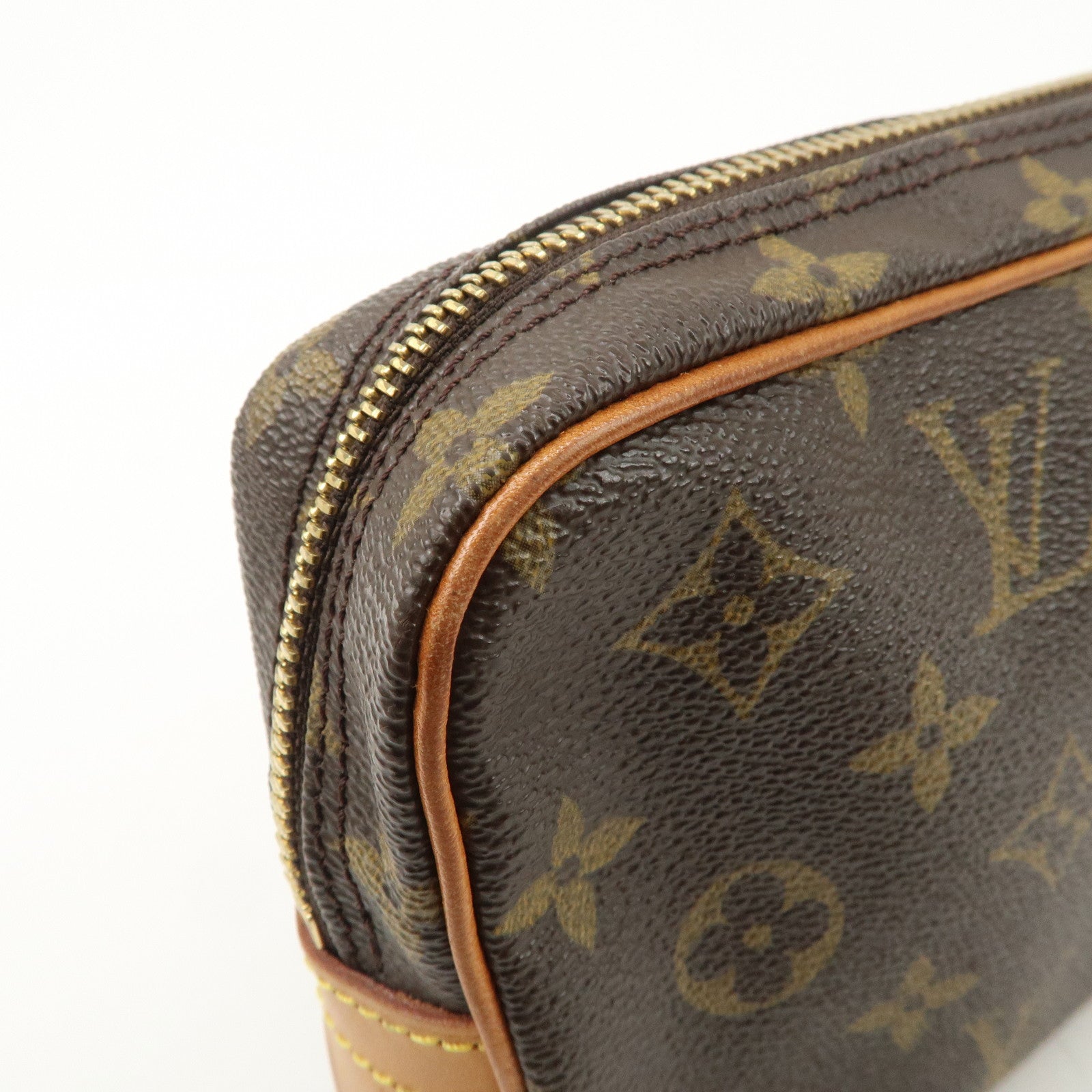 Louis Vuitton Monogram Pochette Marly Bandouliere Brown M51828 Used