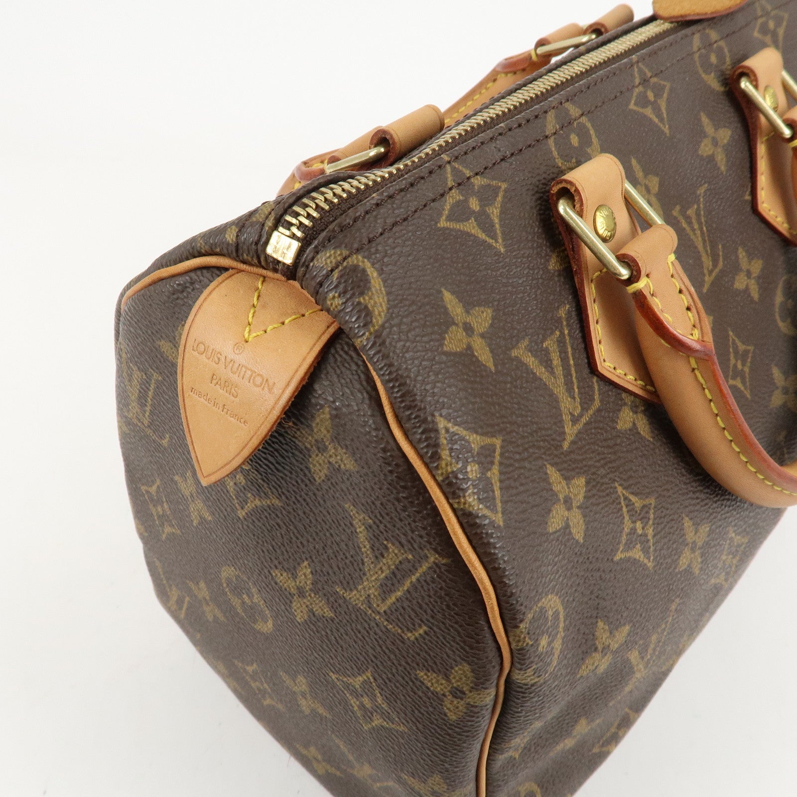 Louis Vuitton Monogram Speedy 25 Hand Bag Boston Bag M41528