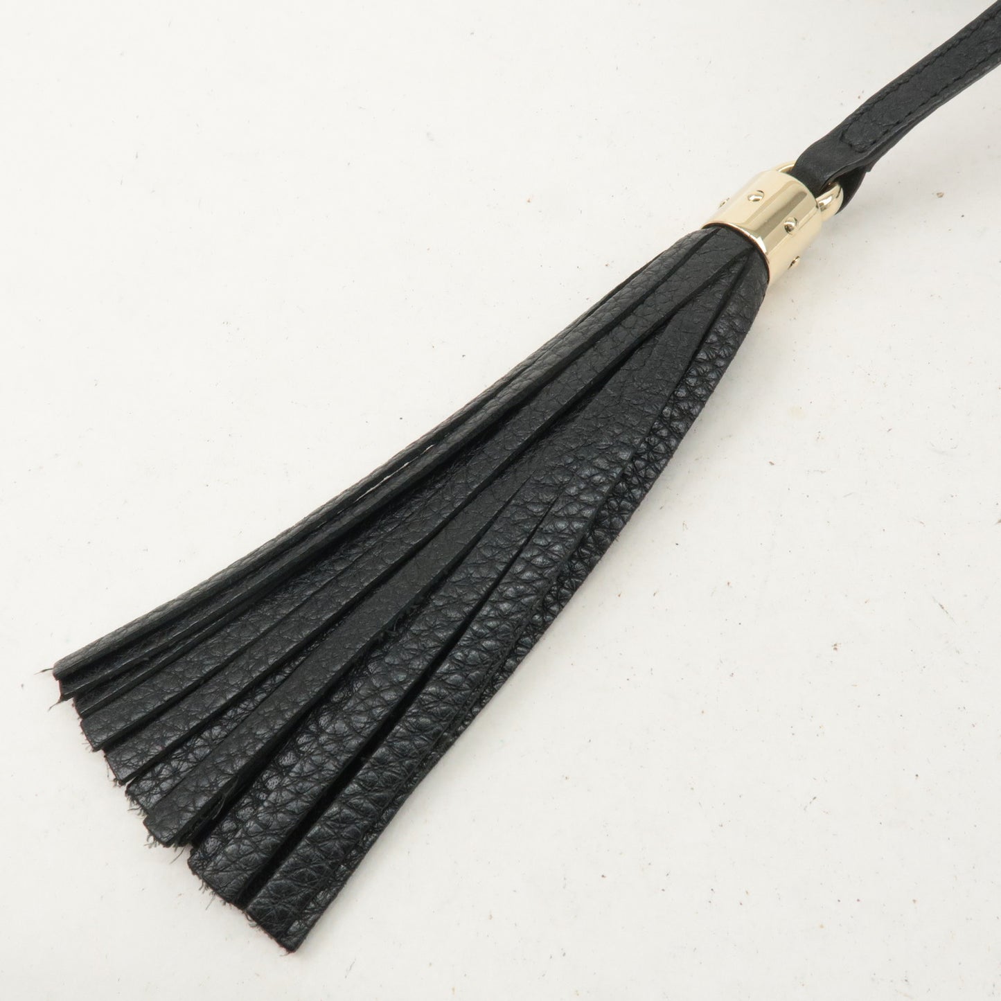 GUCCI SOHO Leather Chain Shoulder Bag Black 308982