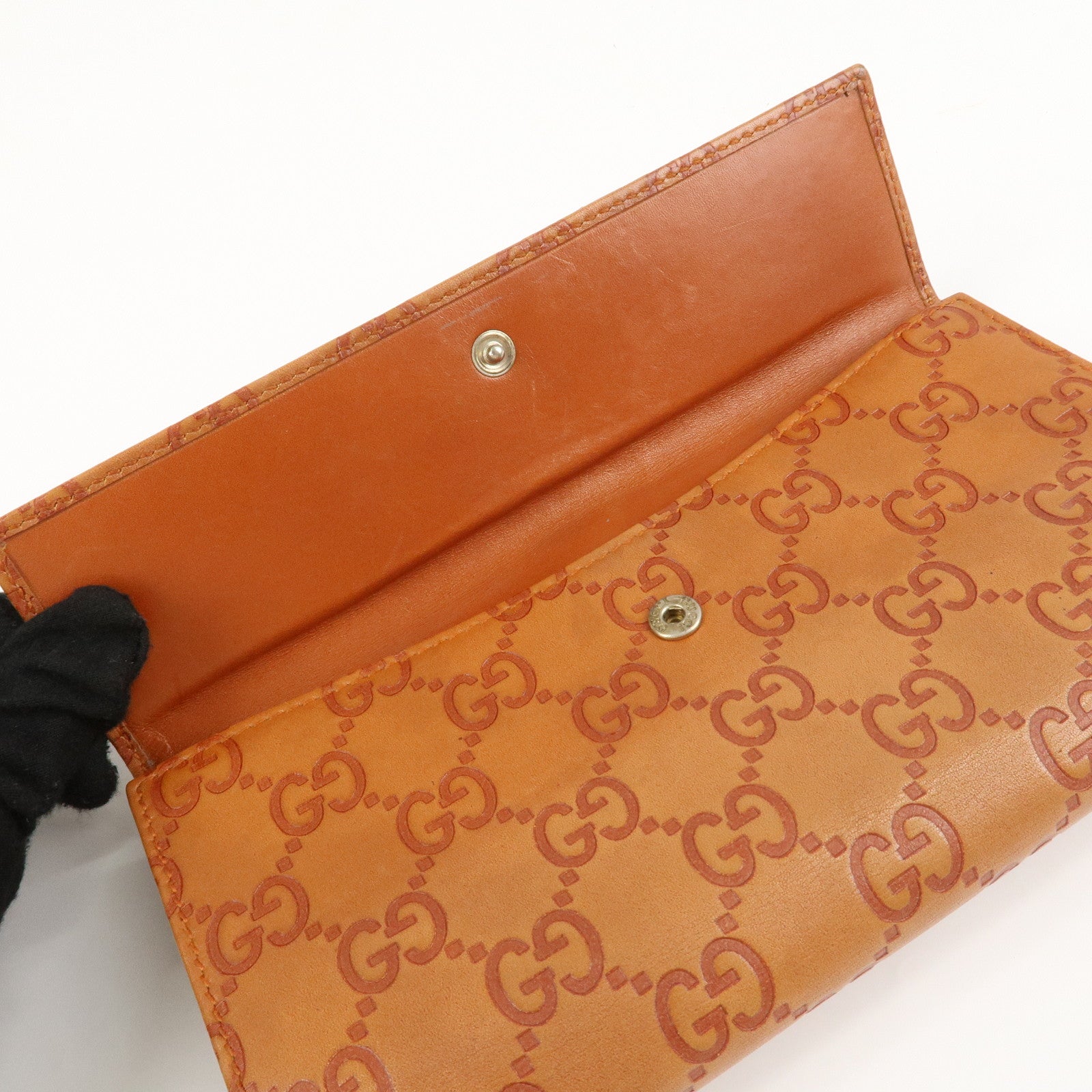 GUCCI Guccissima New Jackie Guccissima Leather Long Wallet 141430