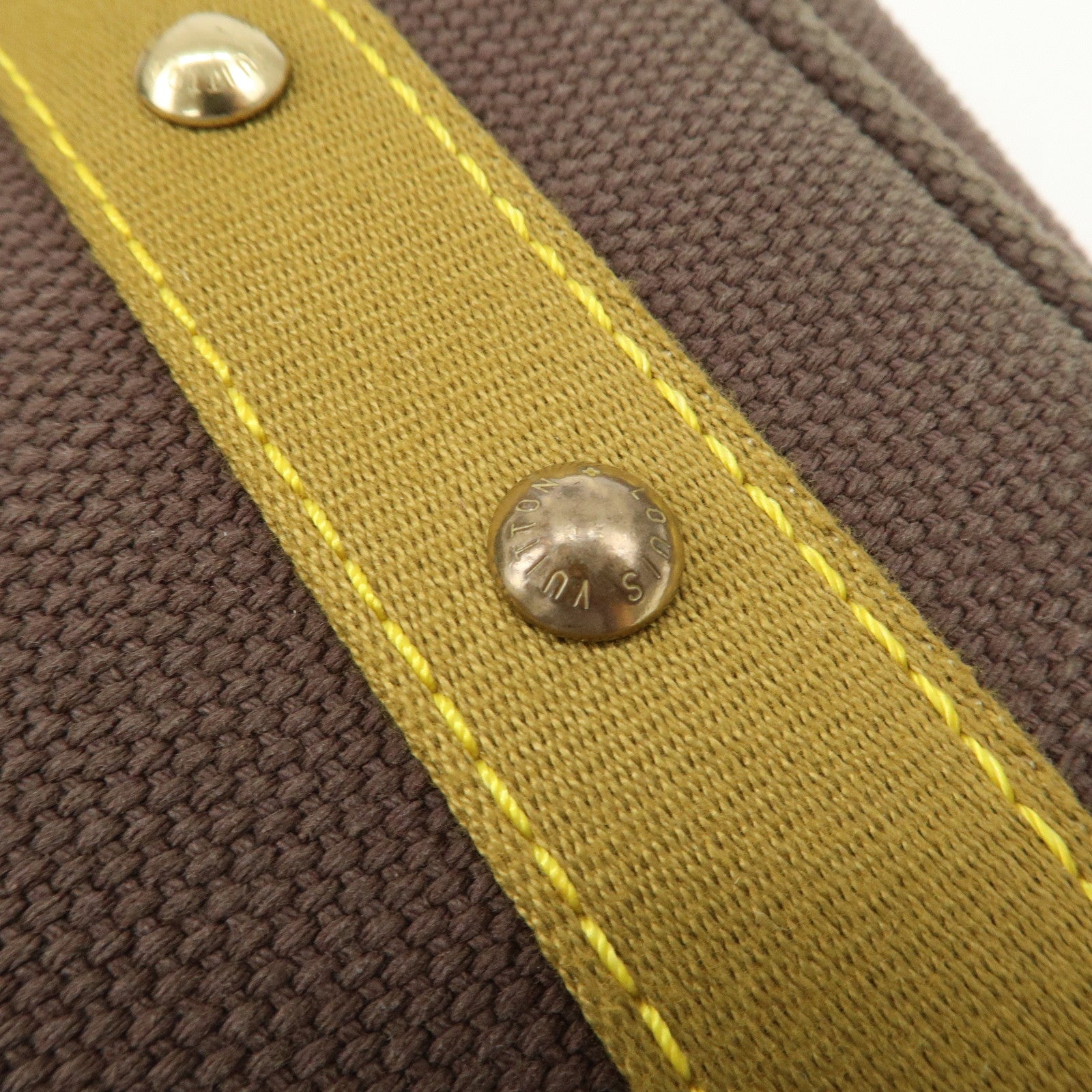 Louis Vuitton Antigua Cabas PM Tote Bag Khaki Antigua M40089 Used