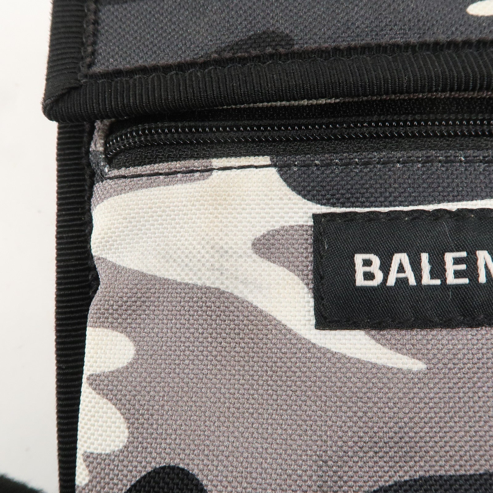 BALENCIAGA Explorer Nylon Shoulder Bag Camouflage 532298