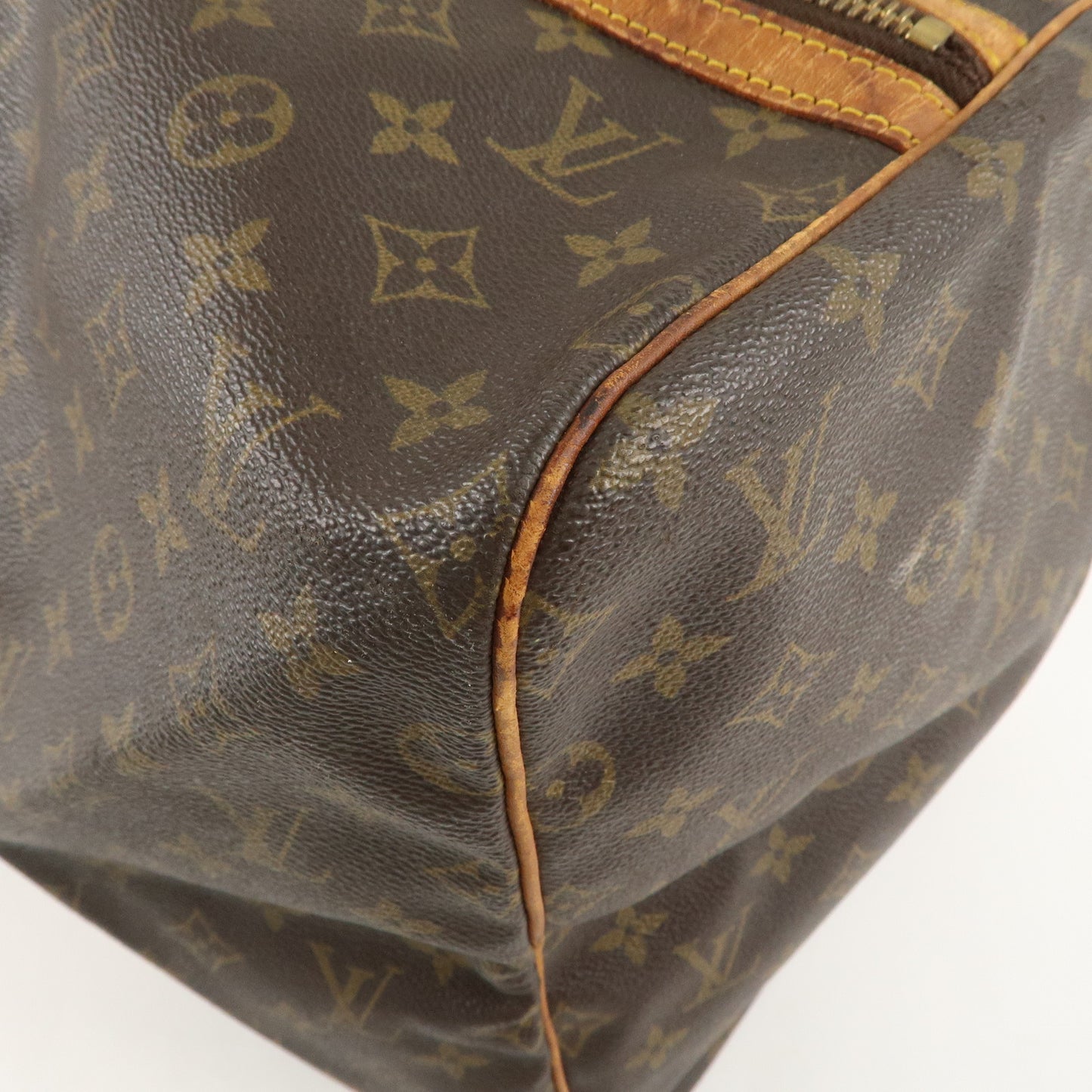 Louis Vuitton Monogram Sac Souple 55 Boston Bag Brown M41622
