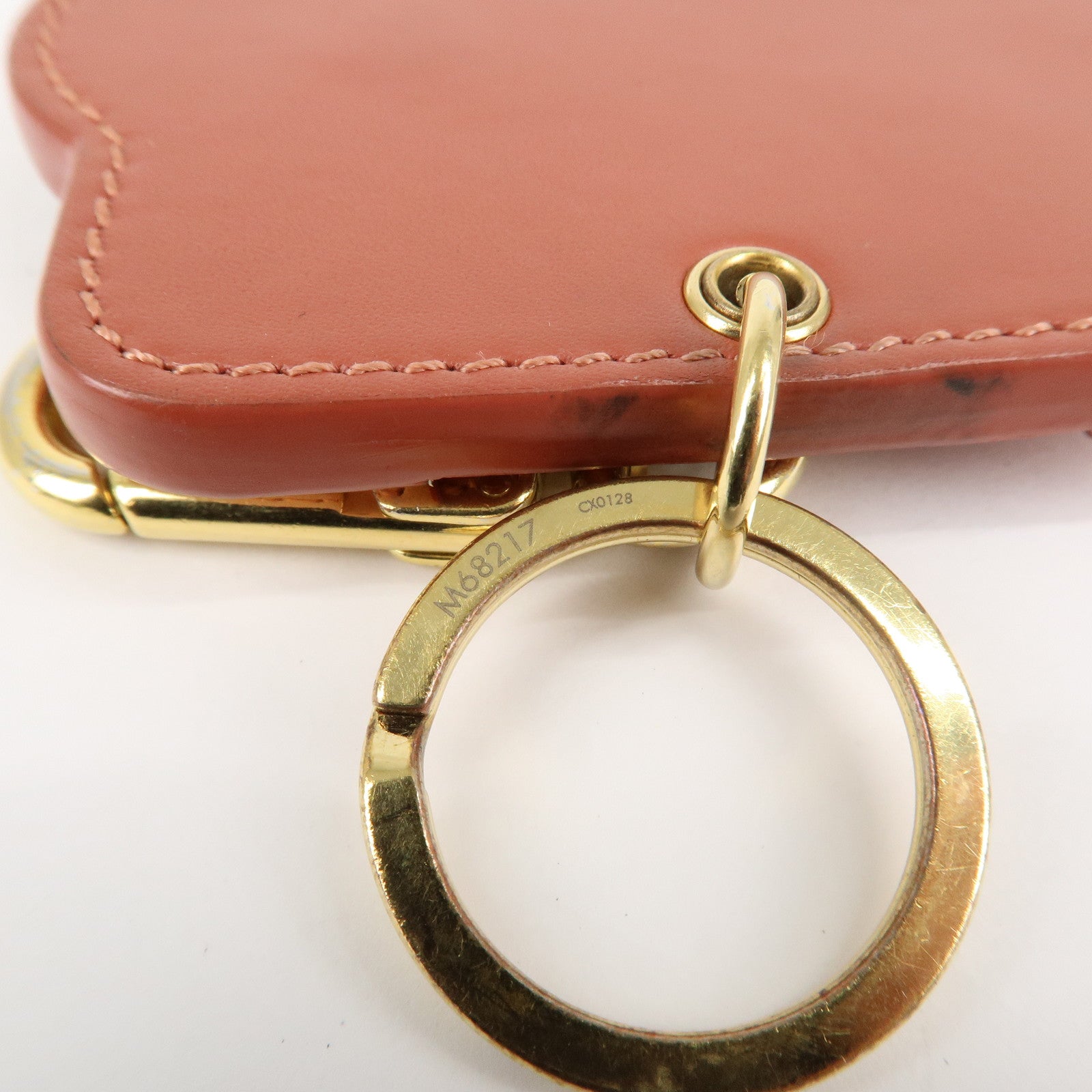 Louis Vuitton Monogram Vernis Porte Cles Animal Face M68217 Used