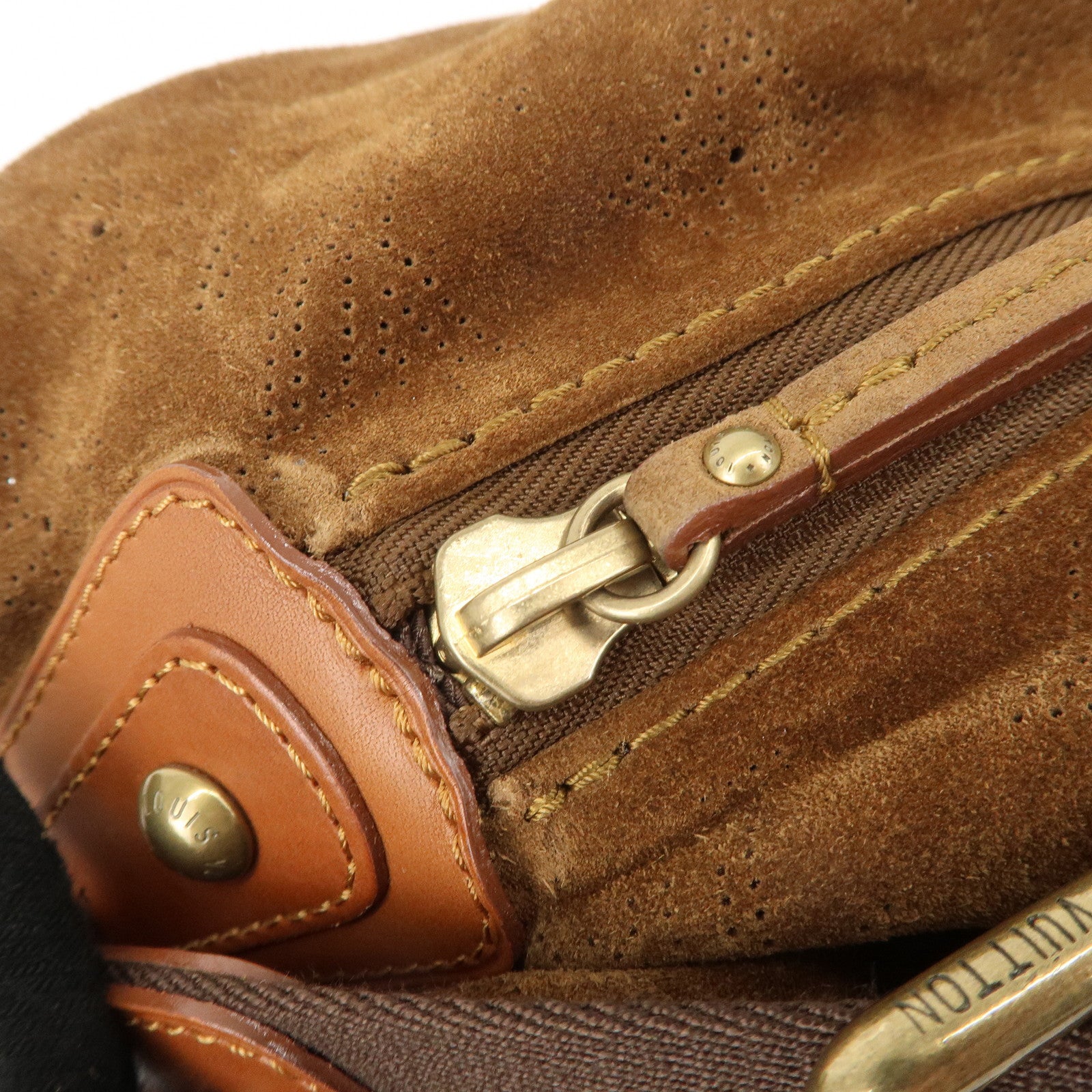 Louis Vuitton Monogram Suede Onata GM Shoulder Bag M95120 Used