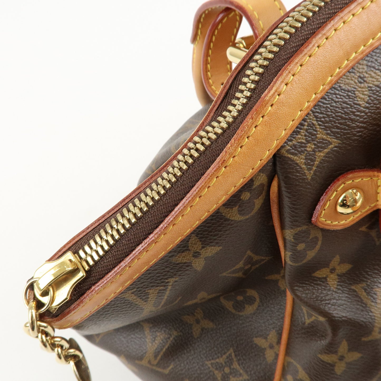 Louis Vuitton Monogram Tivoli GM Shoulder Bag Brown  M40144