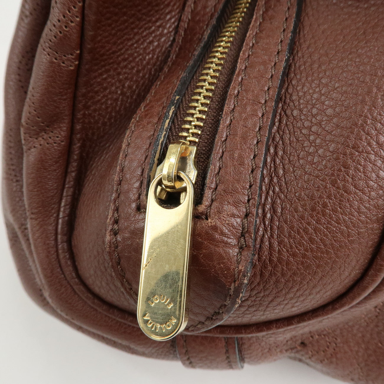 Louis Vuitton Monogram Mahina Lunar Hand Bag GM Acajou M95970