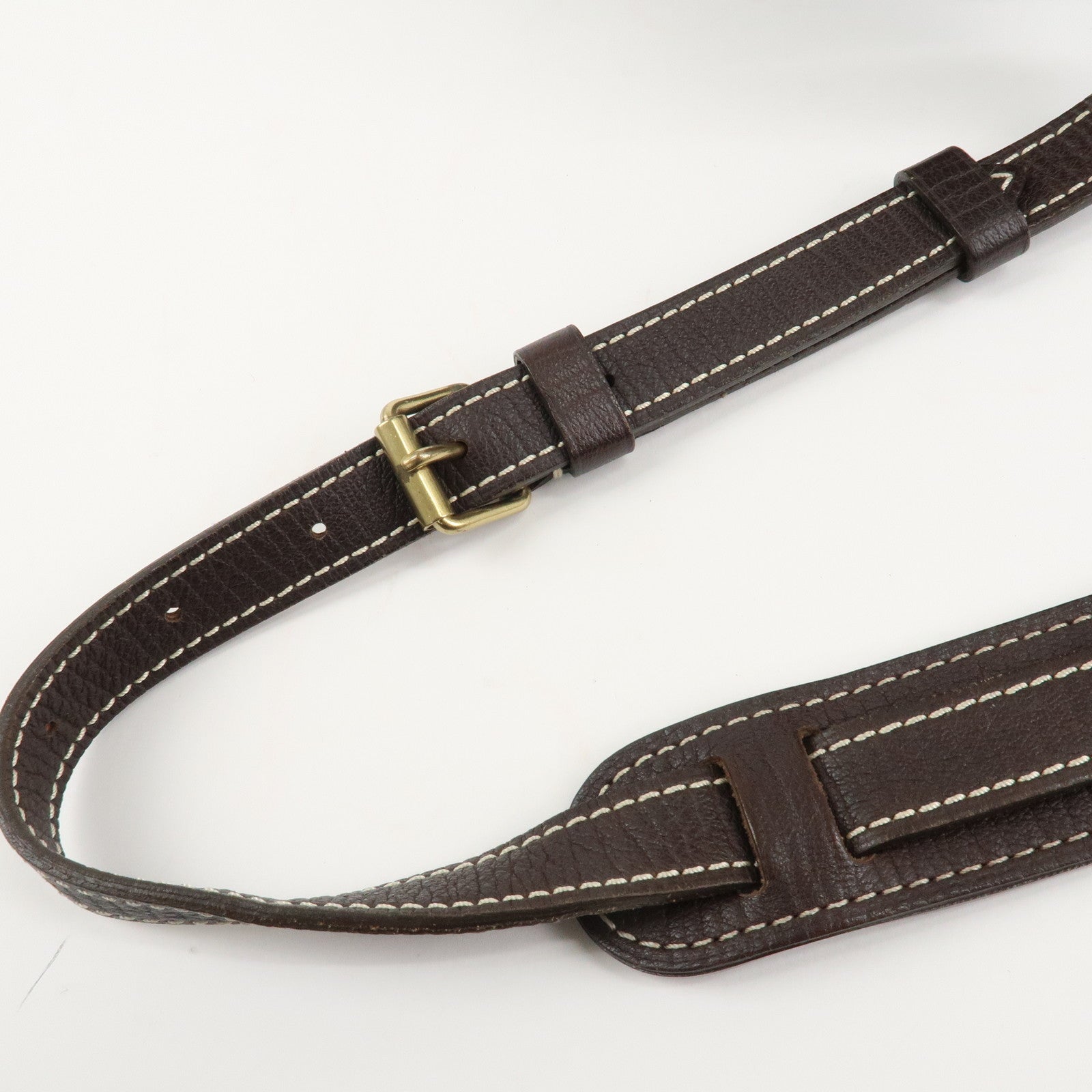 Louis Vuitton Monogram Mini Lin Saumur 30 Shoulder Bag Brown M95227 Used