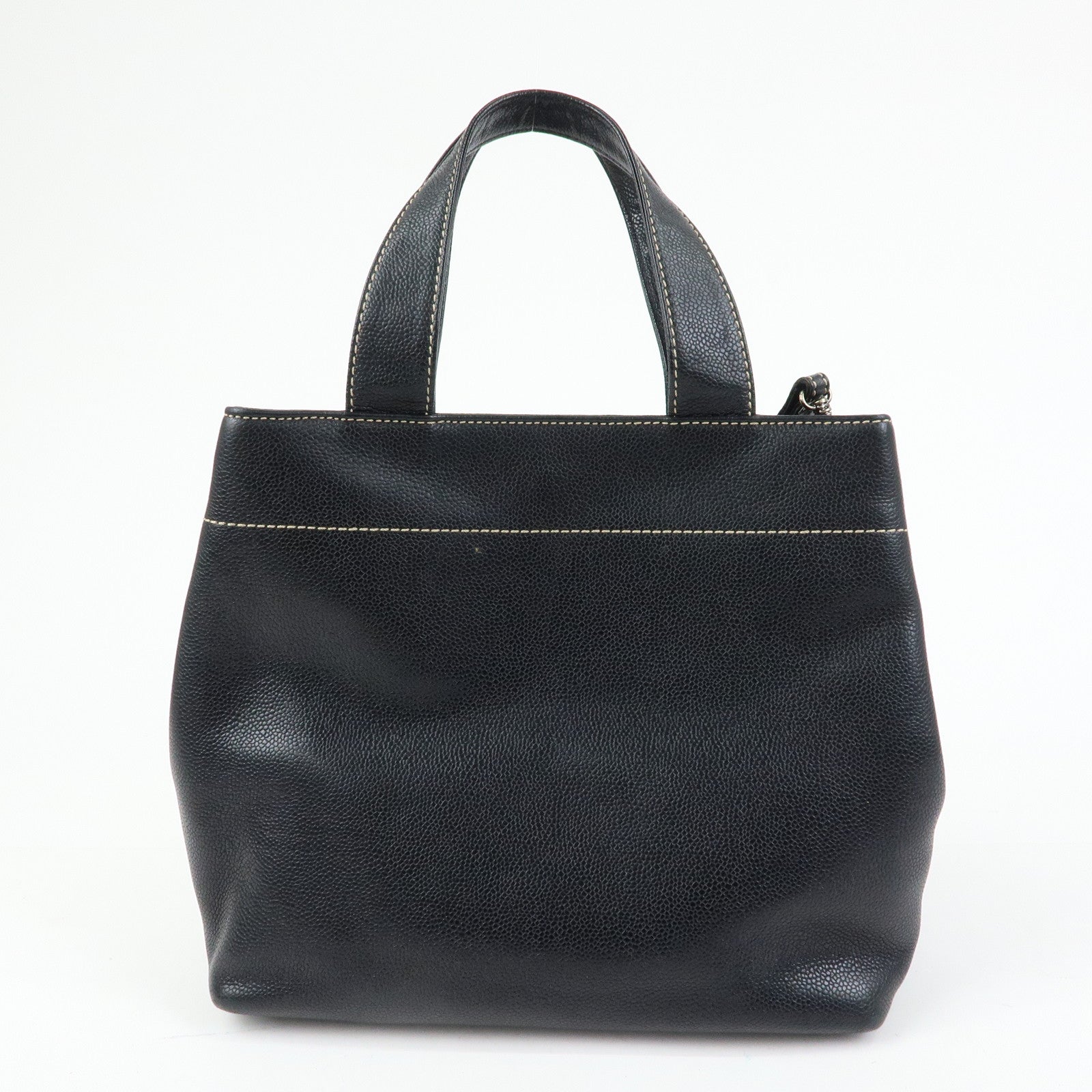 CHANEL COCO Mark Caviarskin 2Way Shoulder Bag Tote Bag 7034654