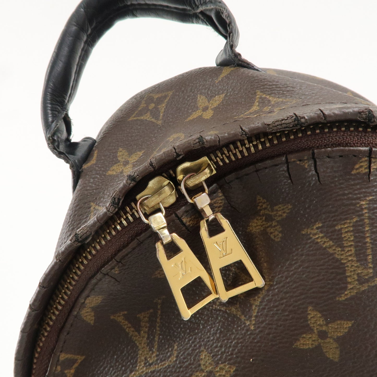 Louis Vuitton Monogram Palm Springs Back Pack PM Brown M44871