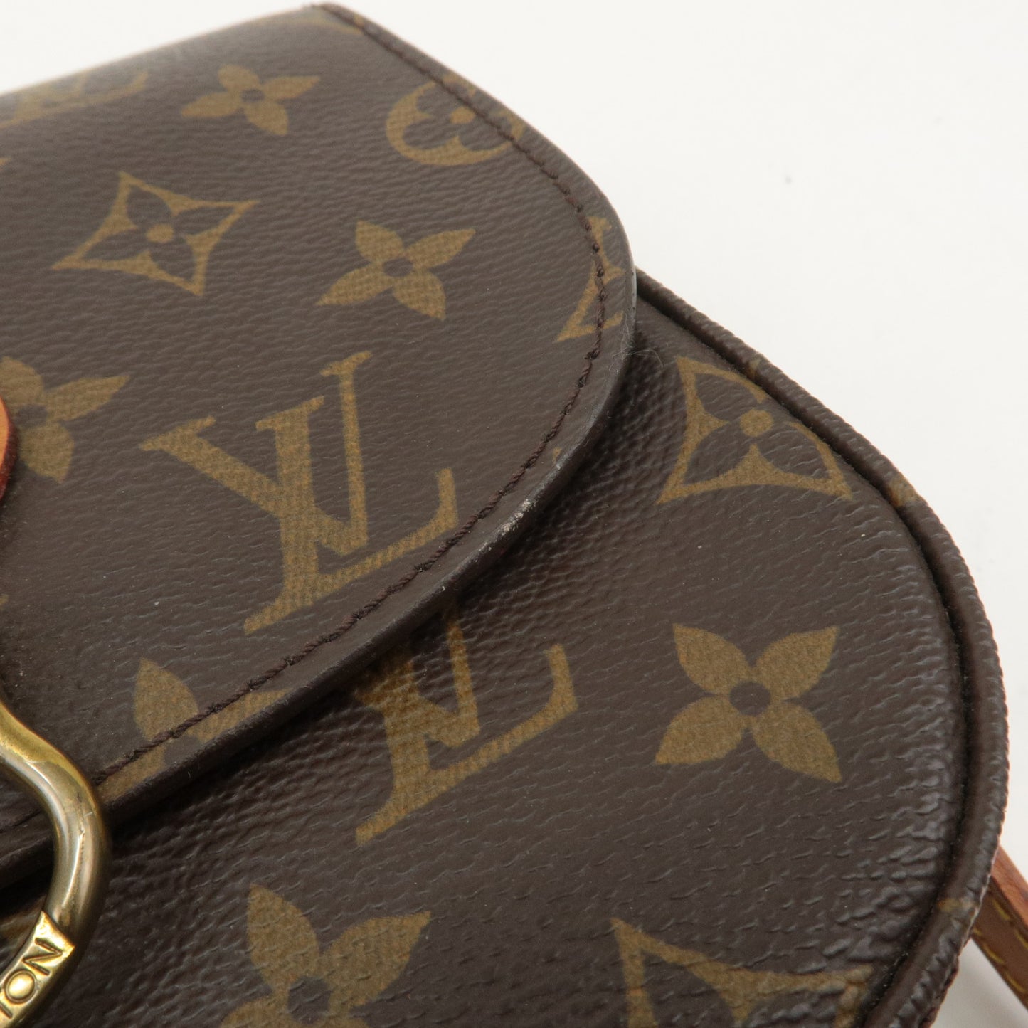 Louis Vuitton Monogram Saint Cloud PM Shoulder Bag Brown M51244