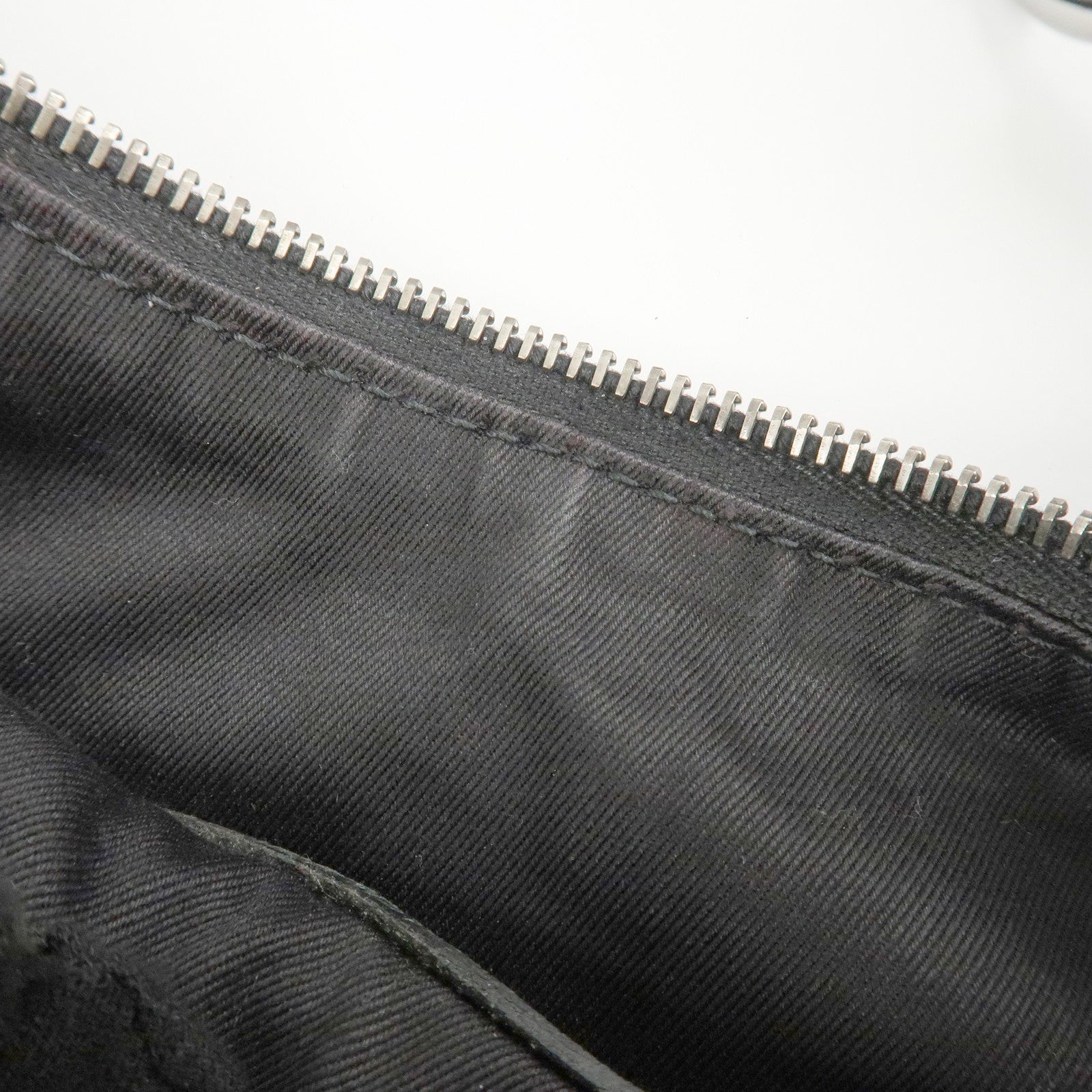 GUCCI Horsebit GG Canvas Leather Shoulder Bag 115867 Used