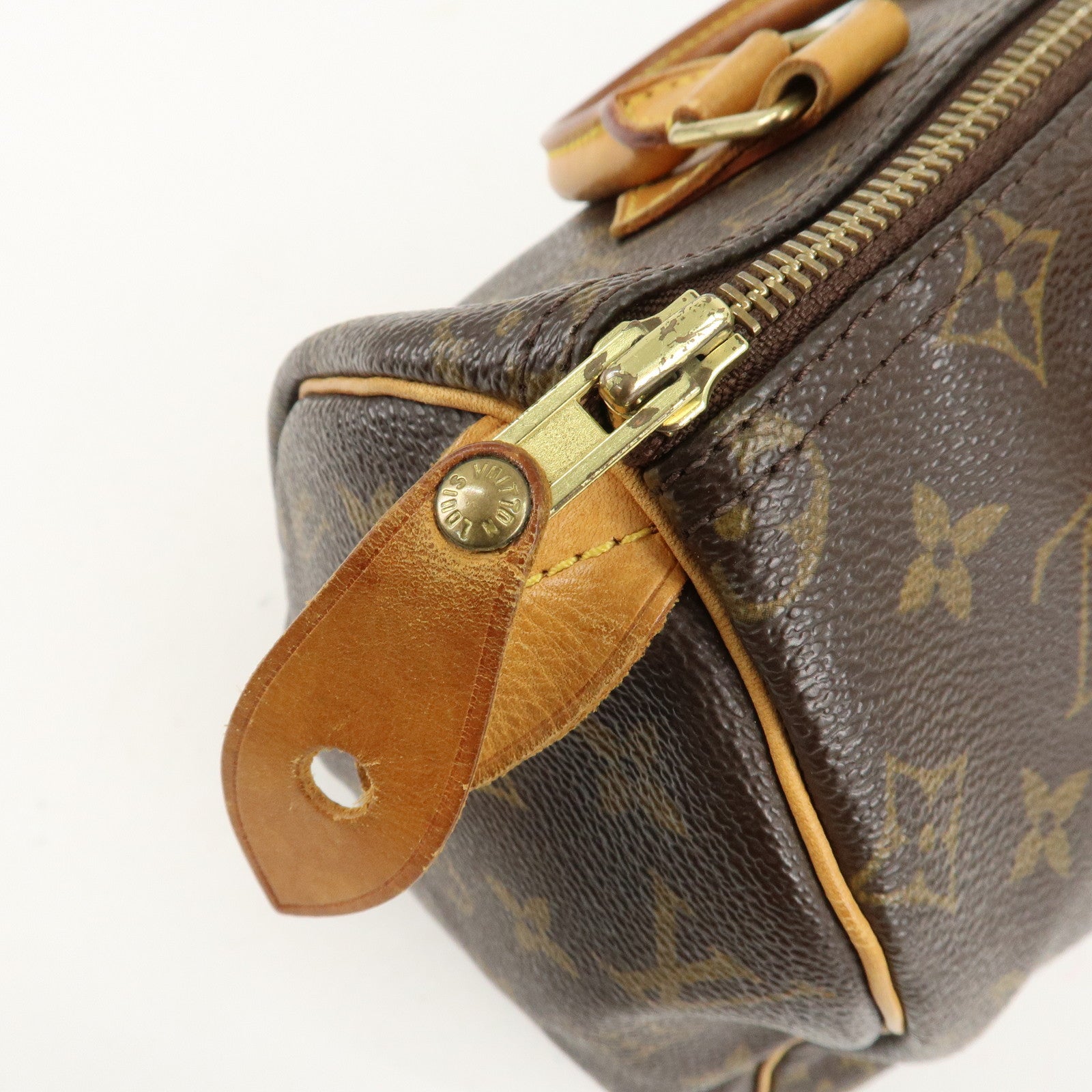 Louis Vuitton Monogram Speedy 25 Hand Bag Boston Bag M41528