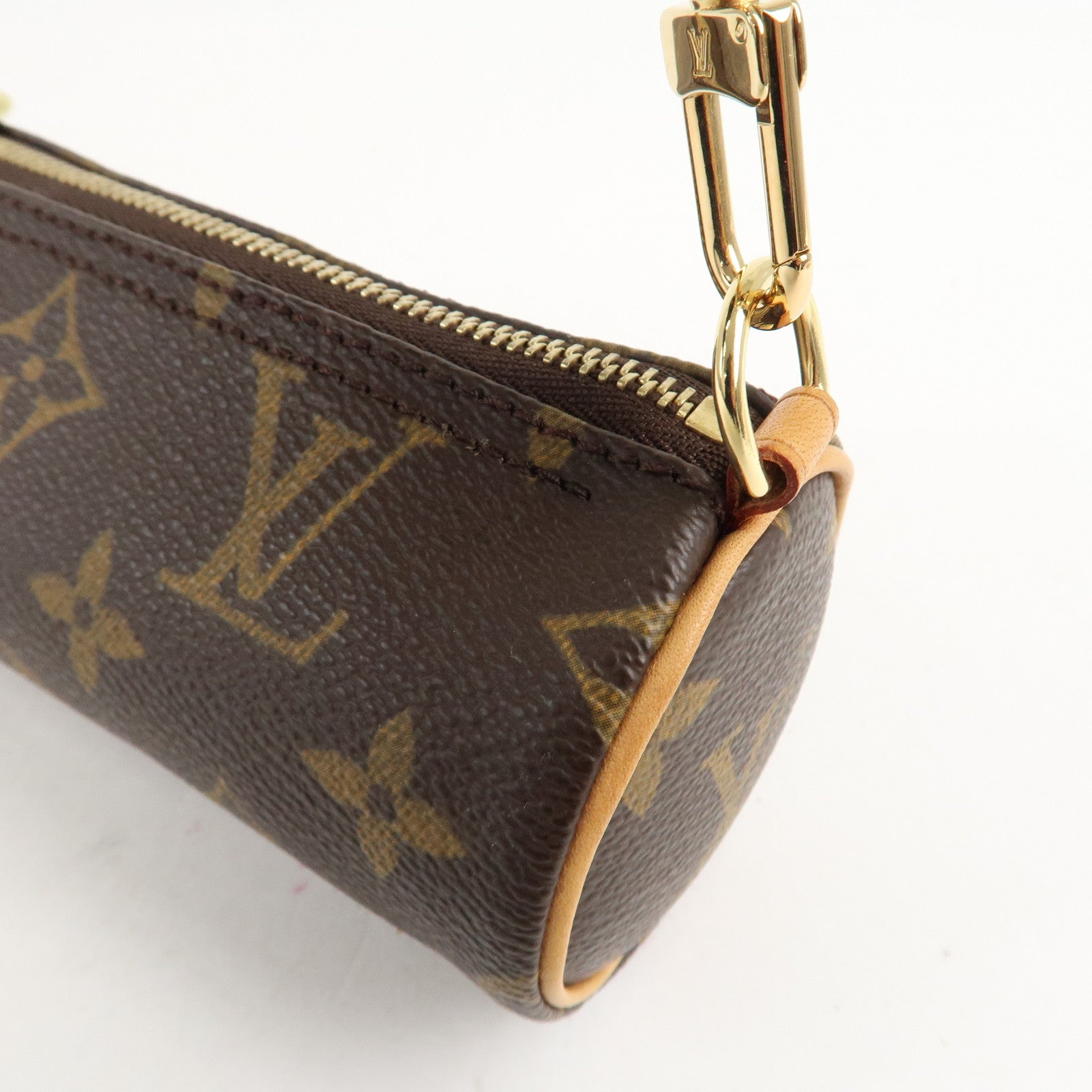 Louis Vuitton Monogram Mini Pouch for Papillon Bag Brown