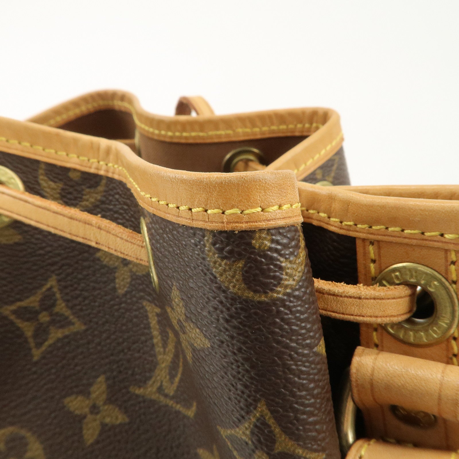 Louis Vuitton Monogram Noe Shoulder Bag Hand Bag Brown M42224 Used