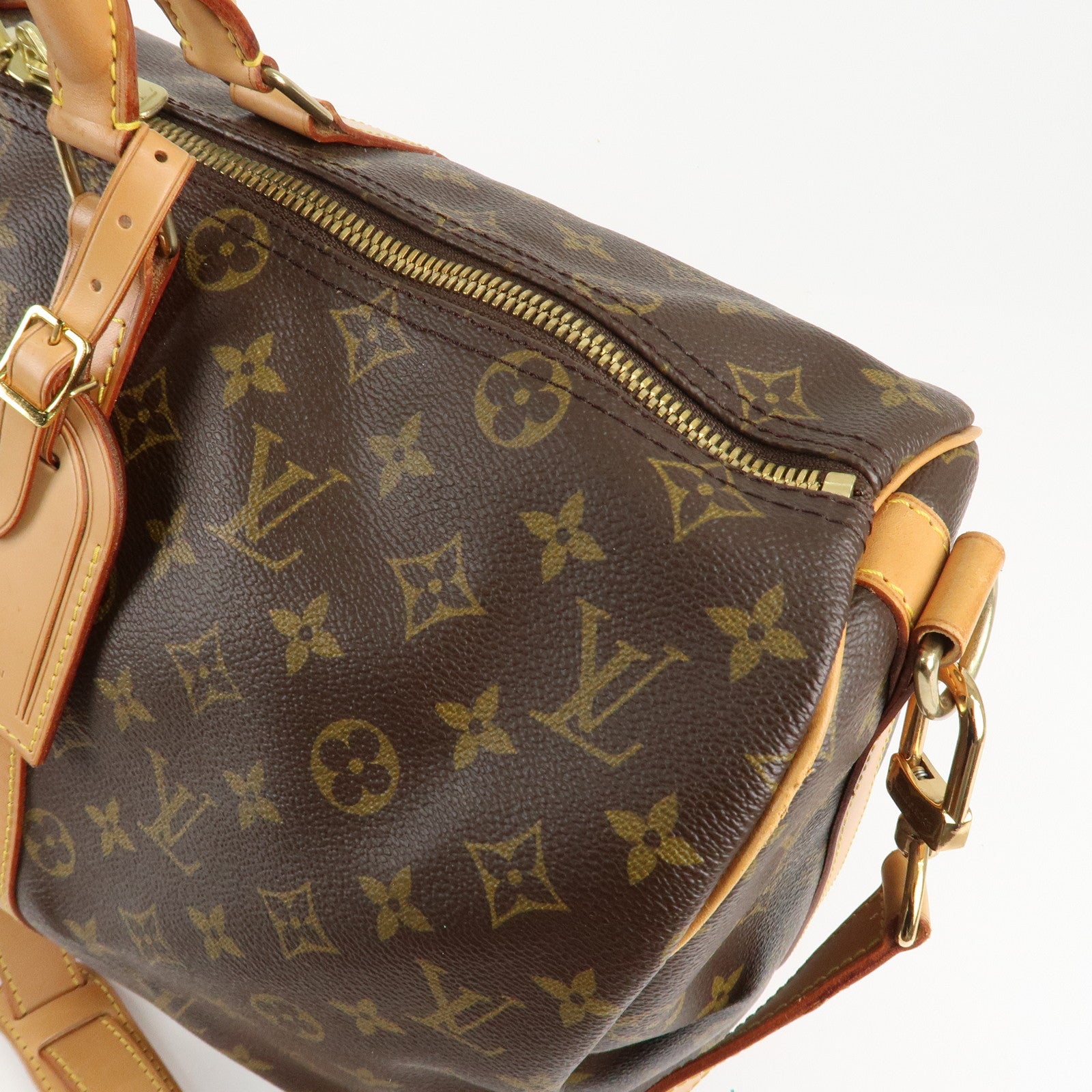 Louis Vuitton Monogram Keep All Bandouliere 45 Boston Bag M41418 Used