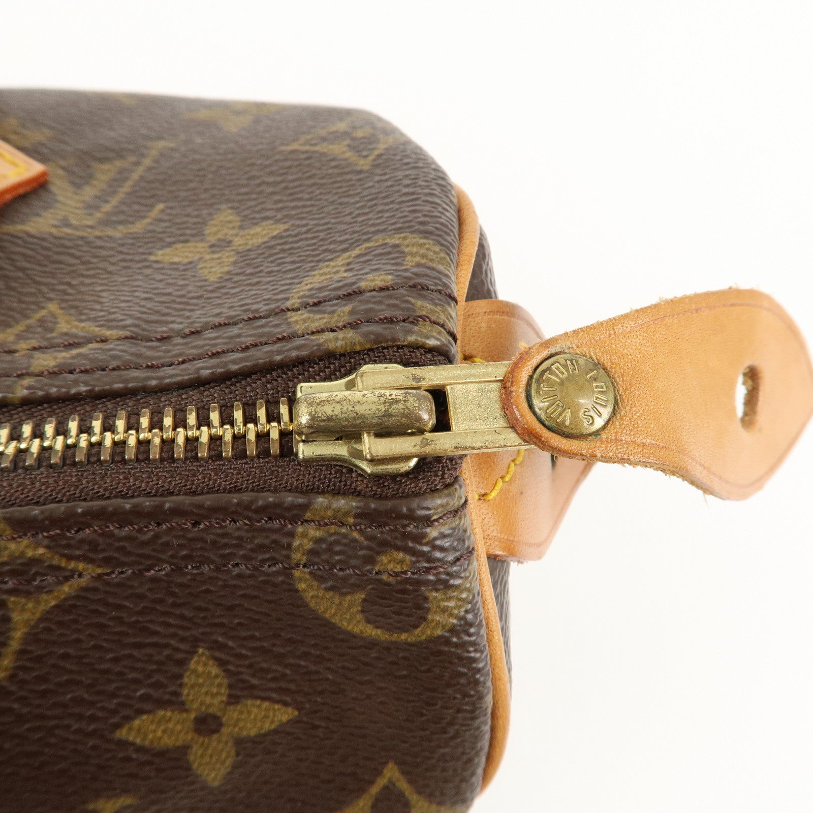 Louis Vuitton Monogram Speedy 25 Hand Bag Boston Bag M41528