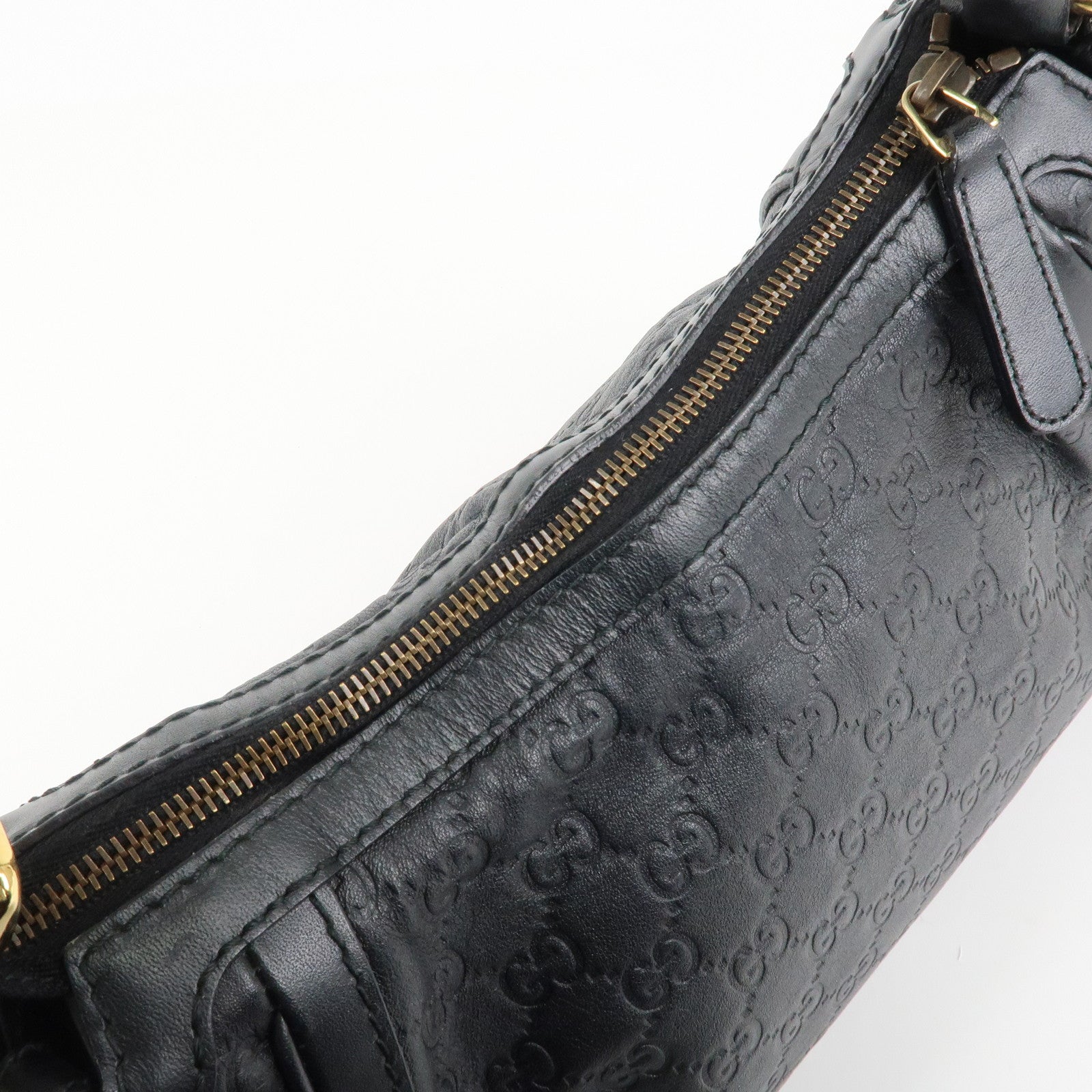 GUCCI Guccissima Scarlet Guccissima Leather Shoulder Bag 282298 Used