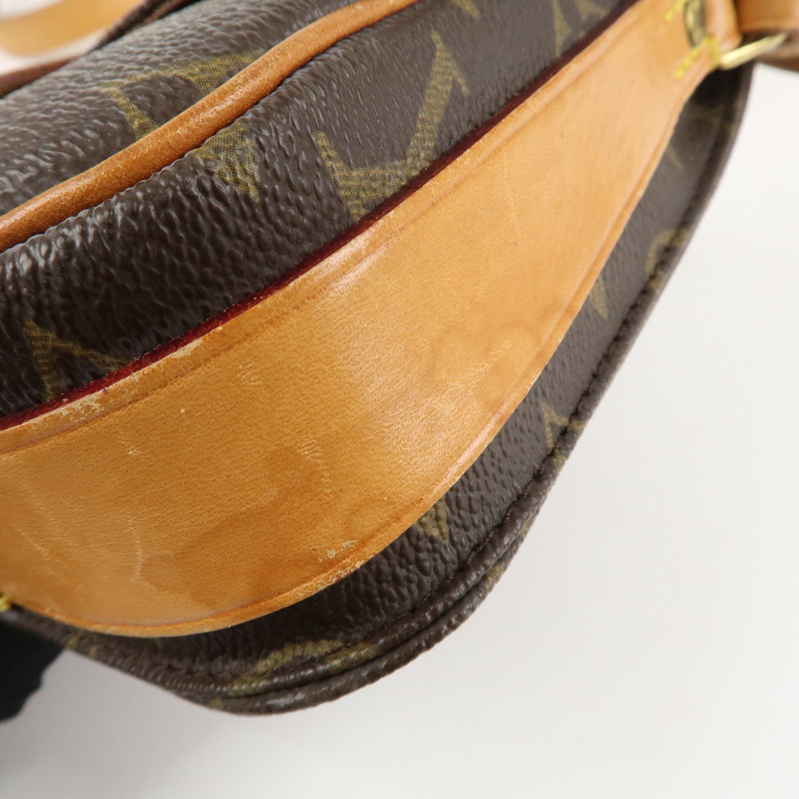 Louis Vuitton Monogram Mini Cartouchiere Shoulder Bag M51254 Used