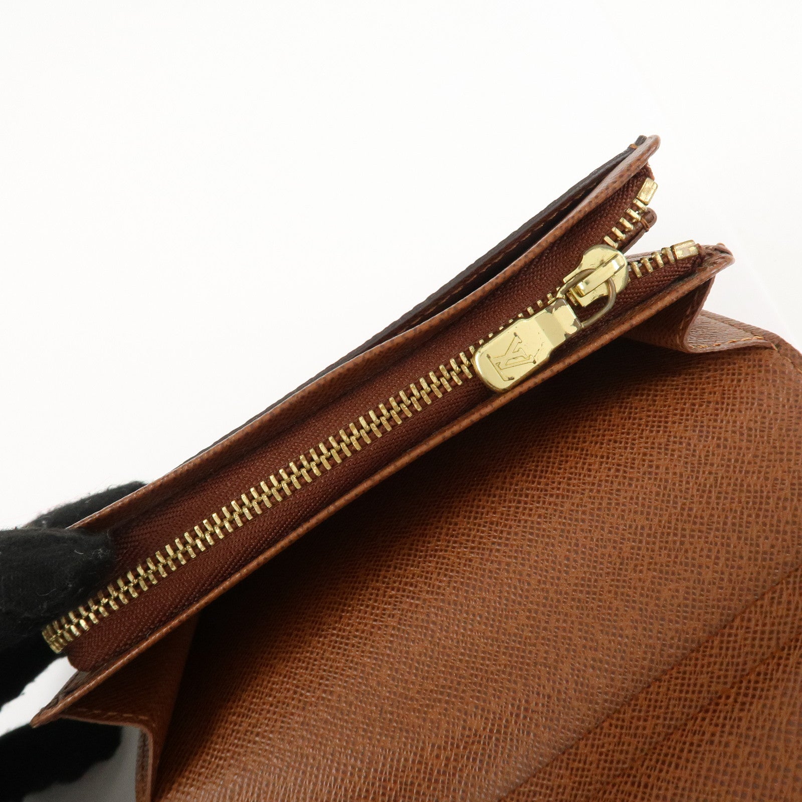 Louis Vuitton Monogram Porte Monnaie Billets Tresor Wallet M61730 Used