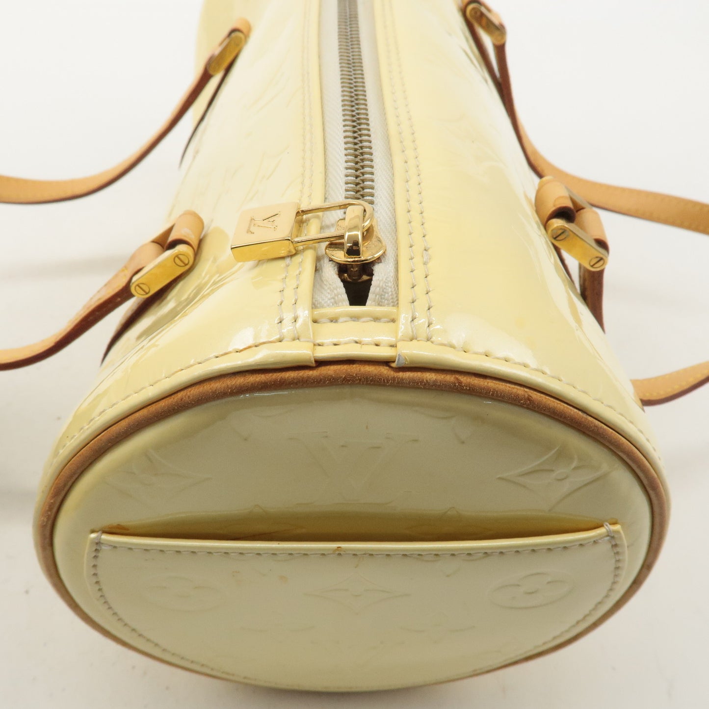 Louis Vuitton Monogram Vernis Bedford Hand Bag Perle M91331