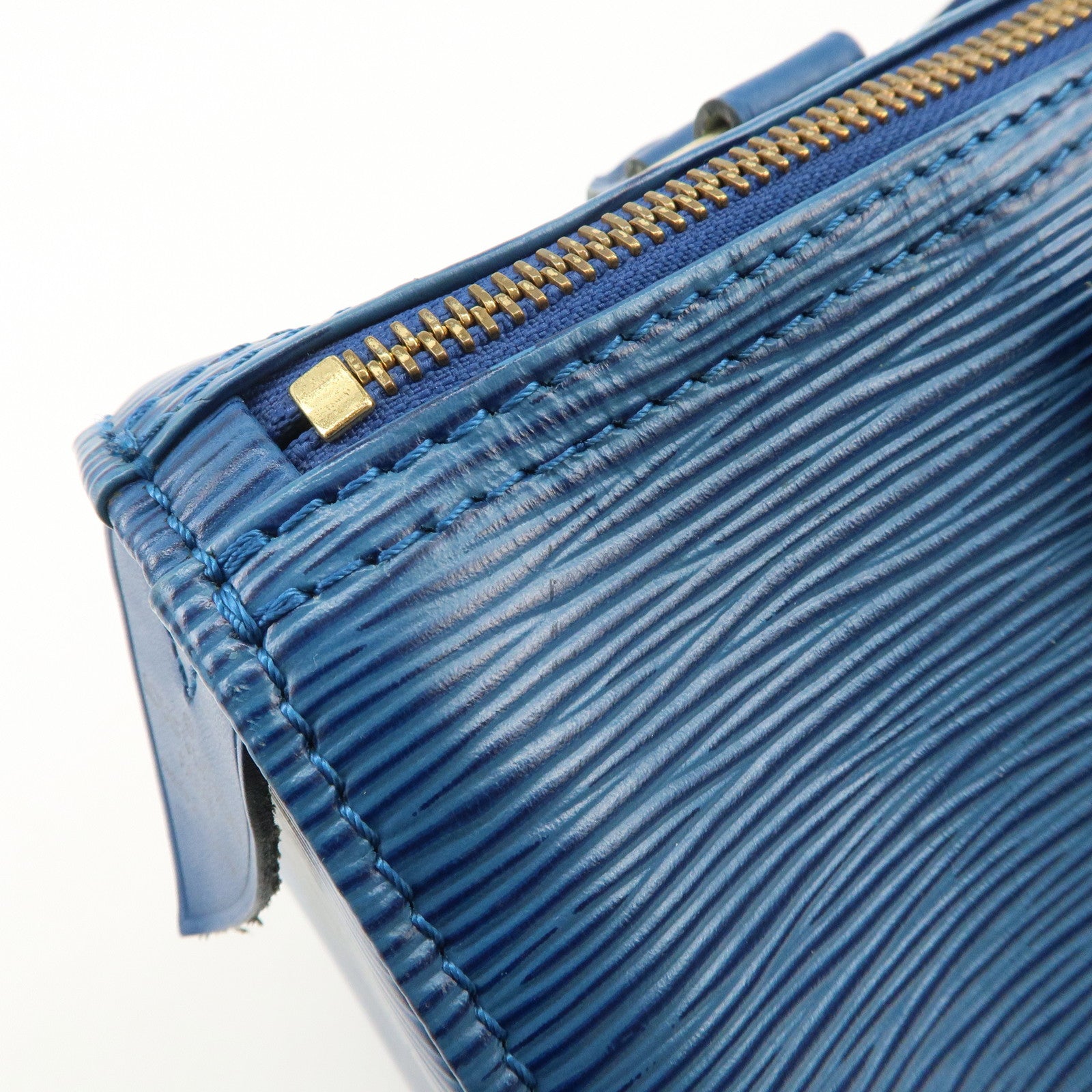 Louis Vuitton Epi Speedy 25 Hand Boston Bag Blue M43015 Used