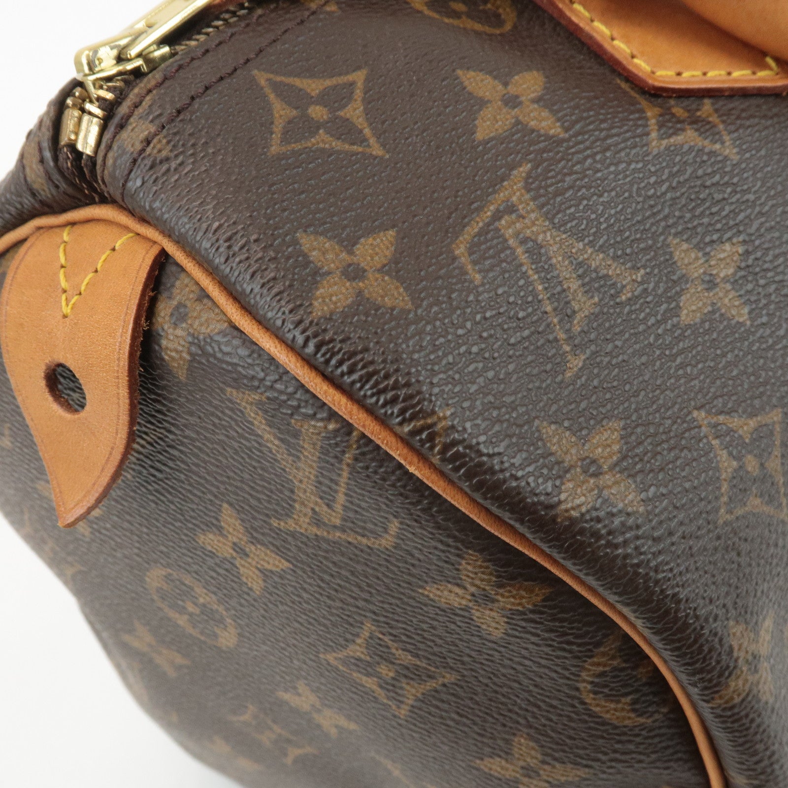 Louis Vuitton Monogram Speedy 30 Hand Bag Boston Bag M41108 Used