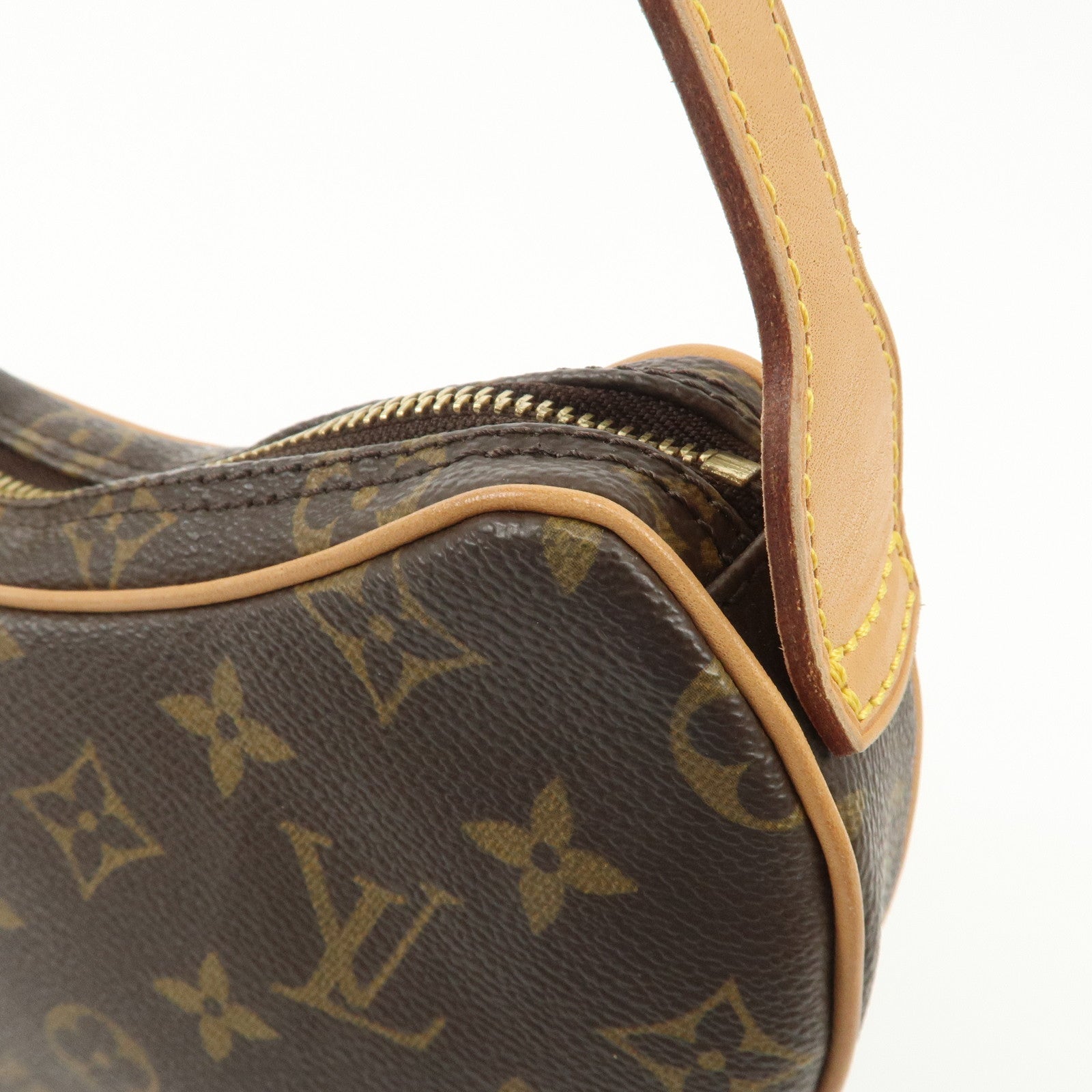 Louis Vuitton Monogram Pochette Croissant Shoulder Bag M51510 Used