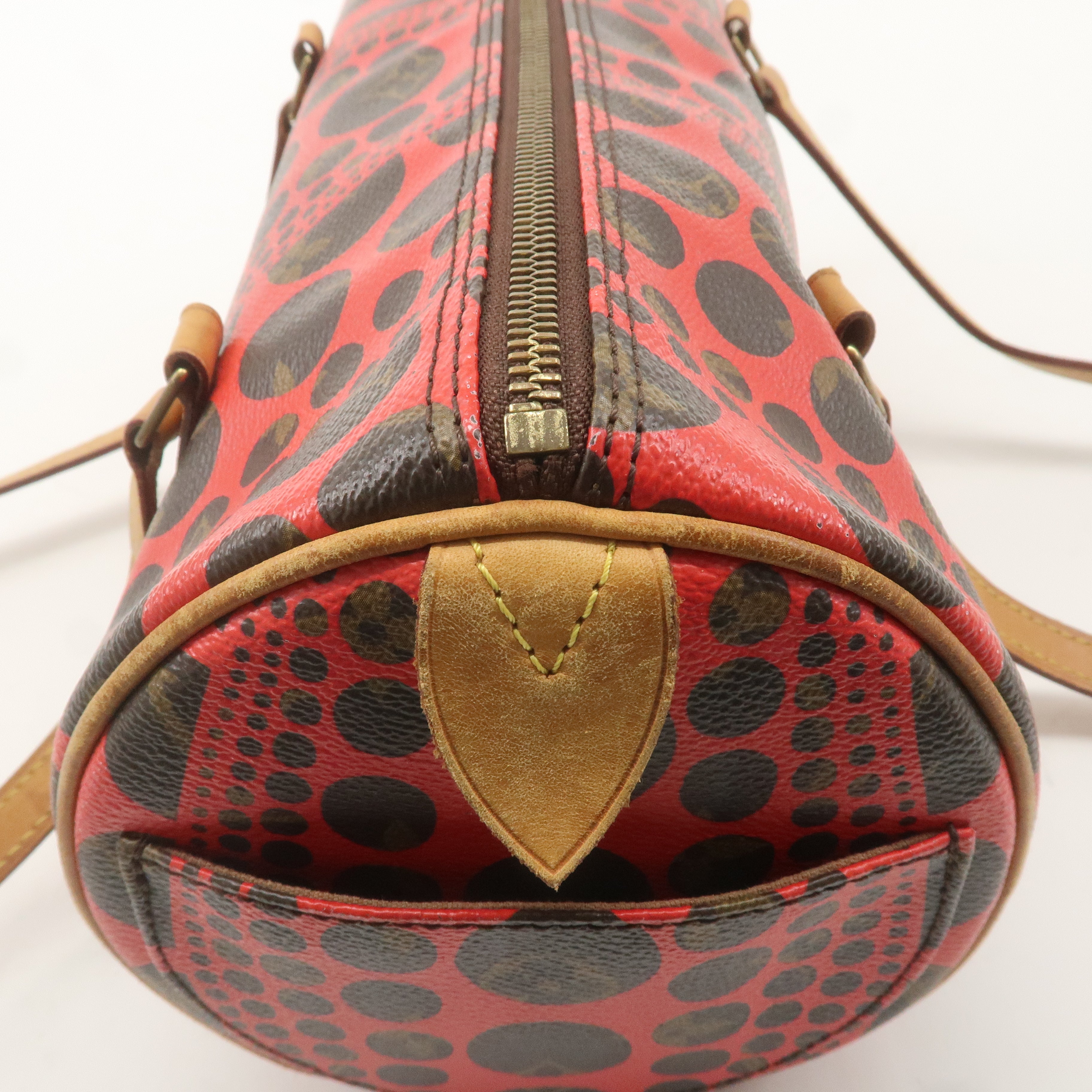 Louis Vuitton Pumpkin Dots Yayoi Kusama Papillon 30 Bag M40689