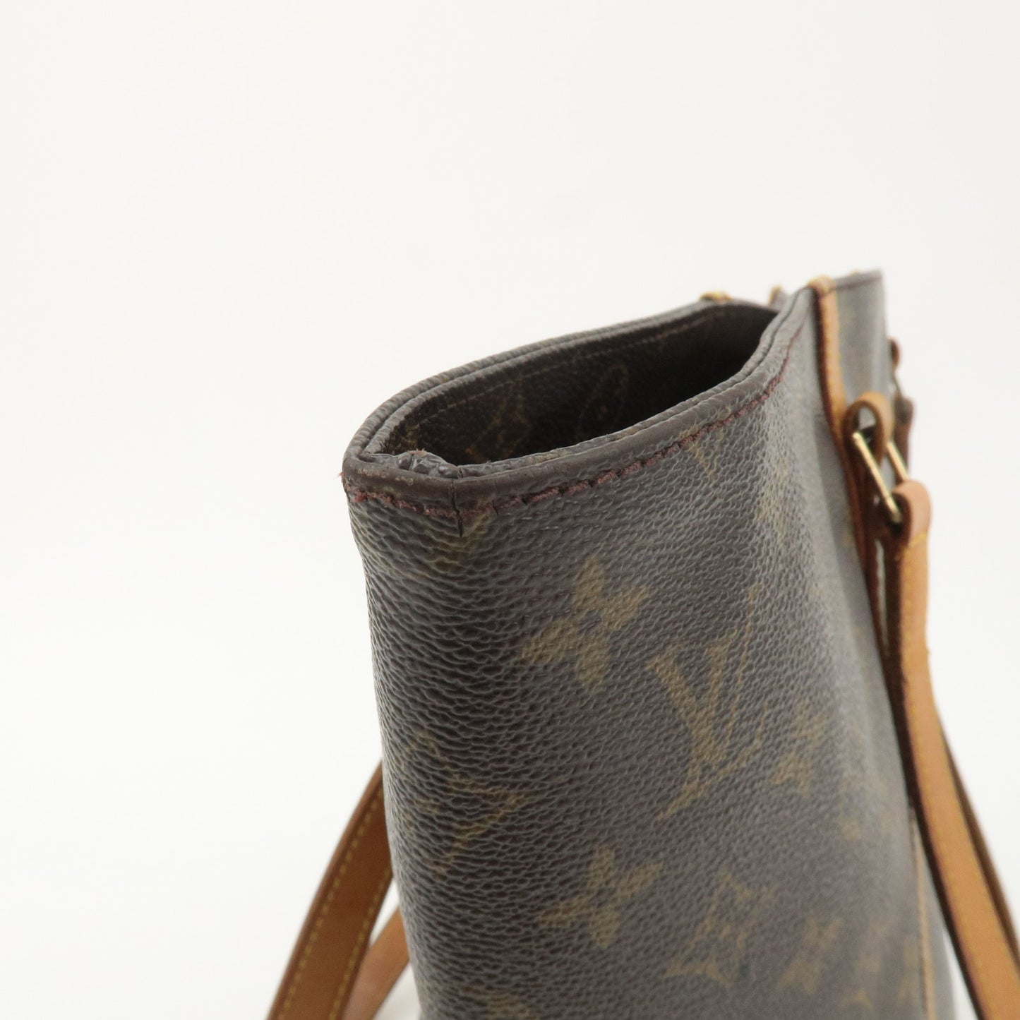 Louis Vuitton Monogram Sac Shopping Shoulder Bag Brown M51108