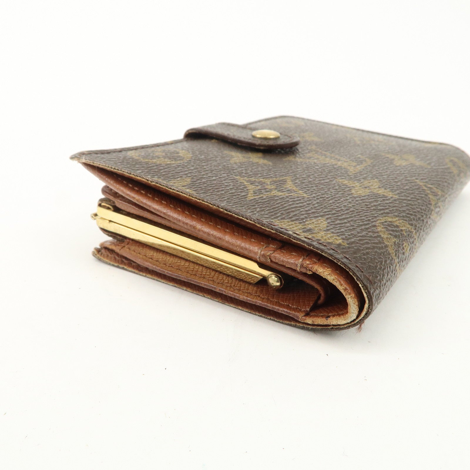 Louis Vuitton Monogram Set of 2 Bi-fold Wallet Brown M61663 Used