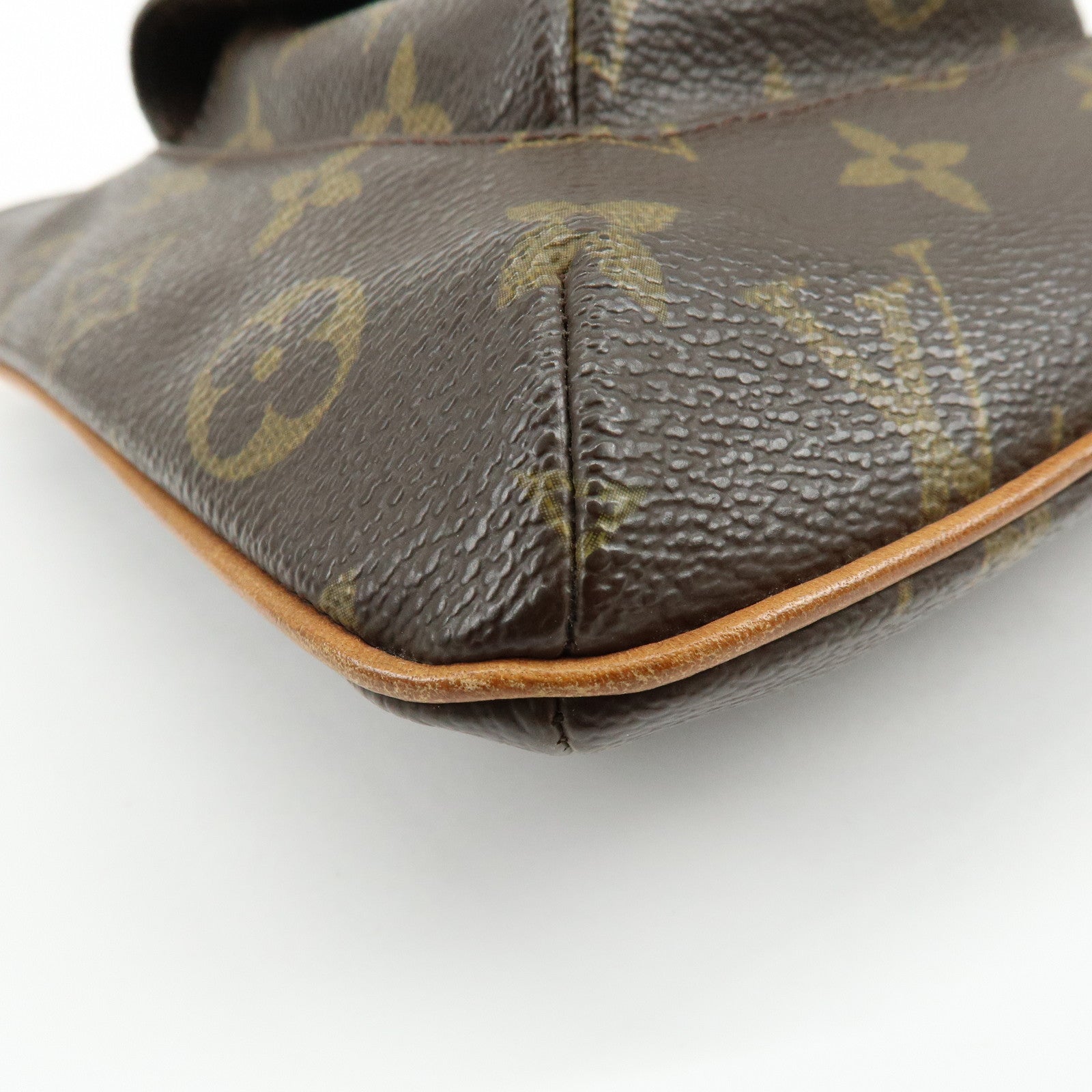 Louis Vuitton Monogram Partition Pouch Wristlet Bag Brown M51901