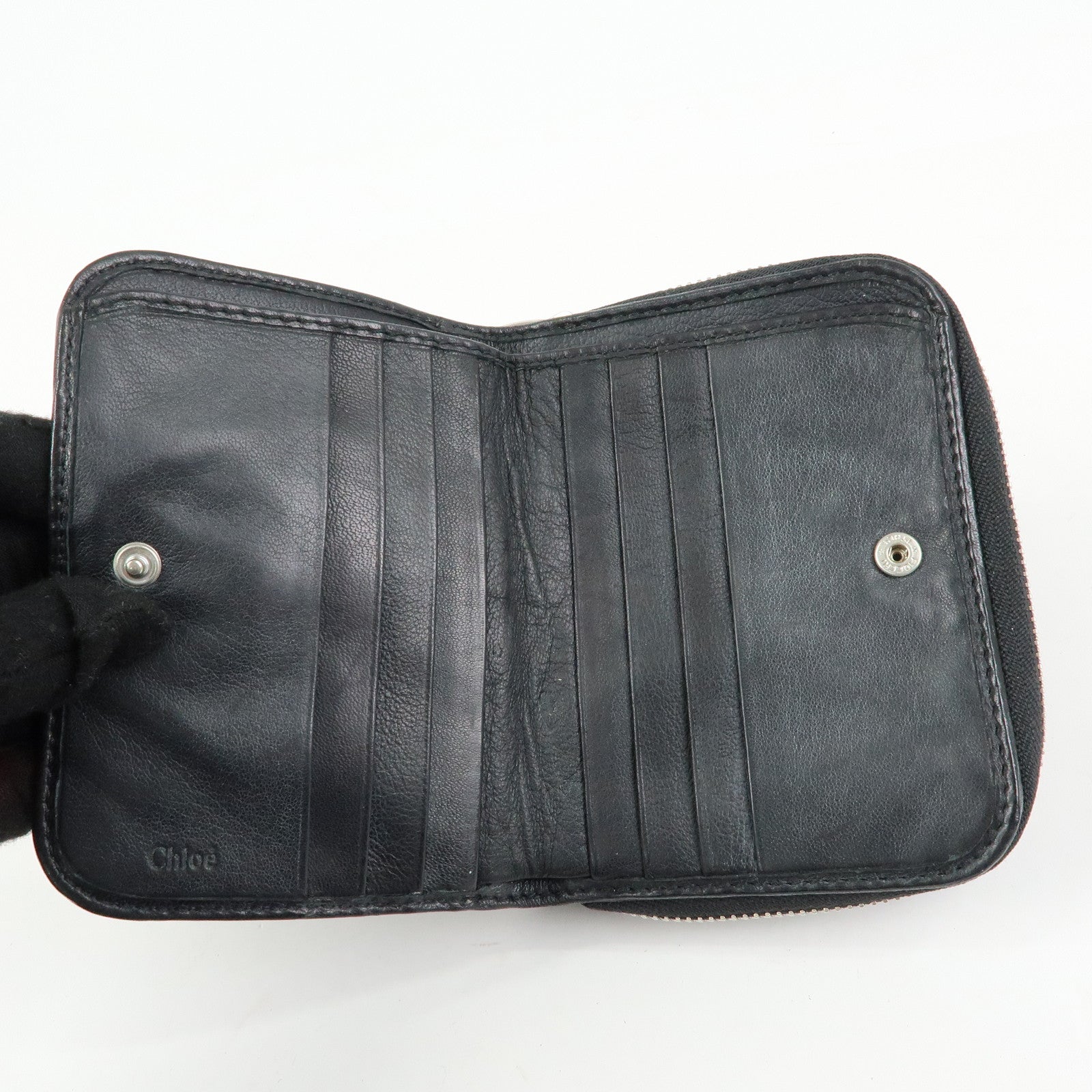 Chloe Paddington Eden Leather Set of Wallet Black