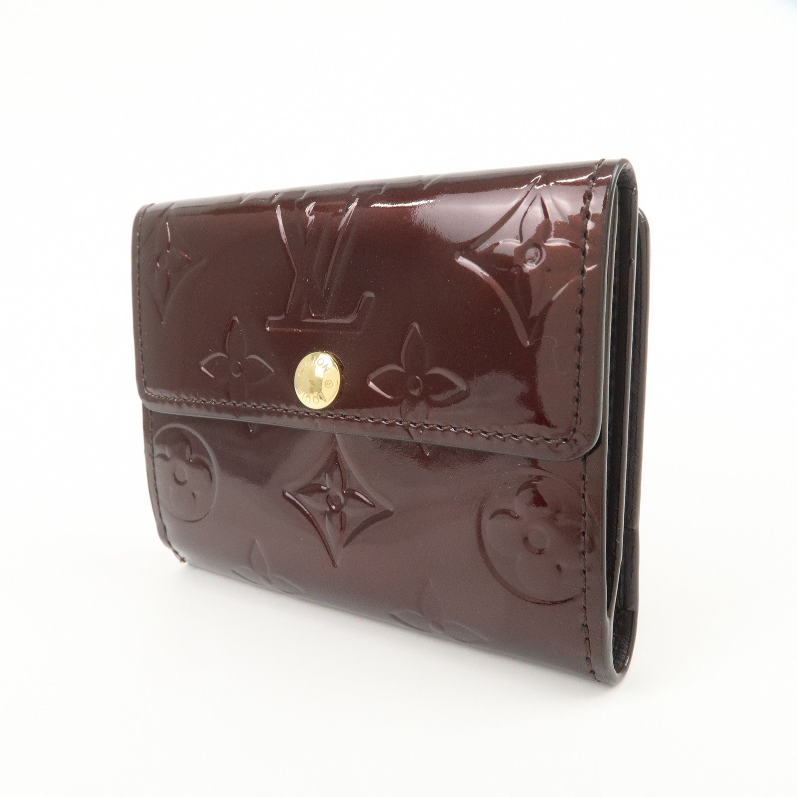 Louis Vuitton Monogram Vernis Leather Ludlow Coin Card Case M93519