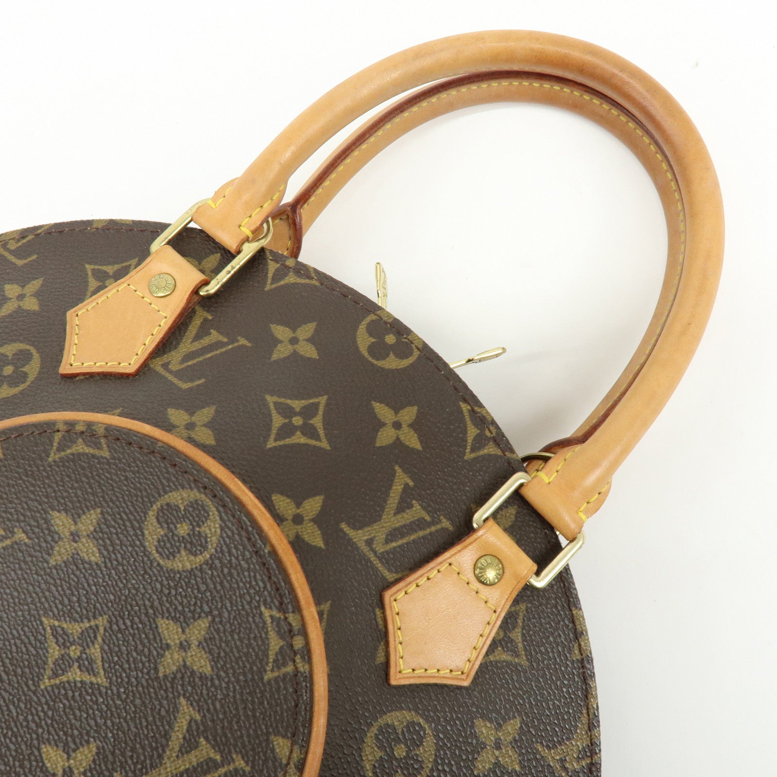 Louis Vuitton Monogram Ellipse PM Hand Bag Brown M51127