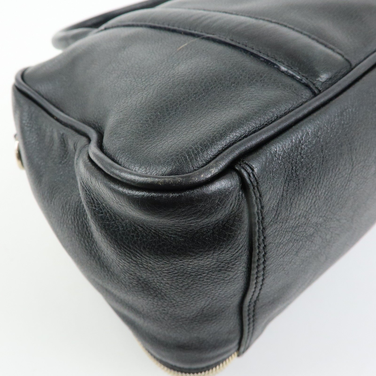 Chloe See By Chloe Leather 2Way Bag Shoulder Bag Hand Bag Black