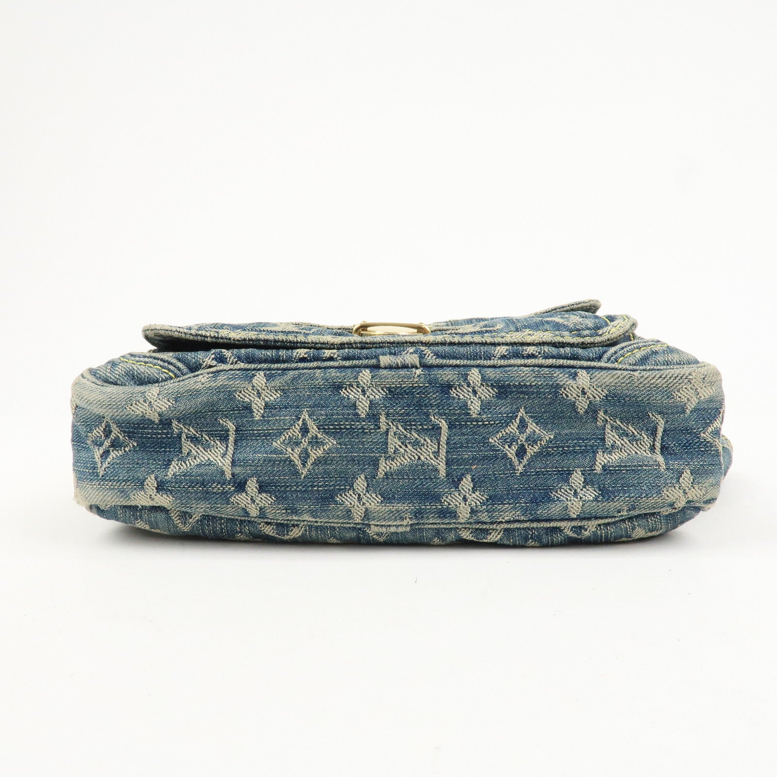 Louis Vuitton Monogram Denim Bum Bag Waist Bag Blue M95347