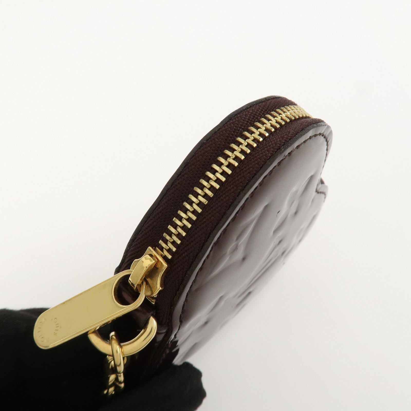 Louis Vuitton Monogram Vernis Porte Monnaie Coeur Coin Case M93561