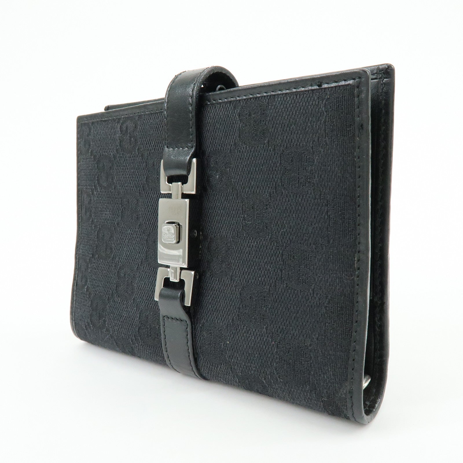 GUCCI Jackie GG Canvas Leather Agenda Planner Cover 29966.1147