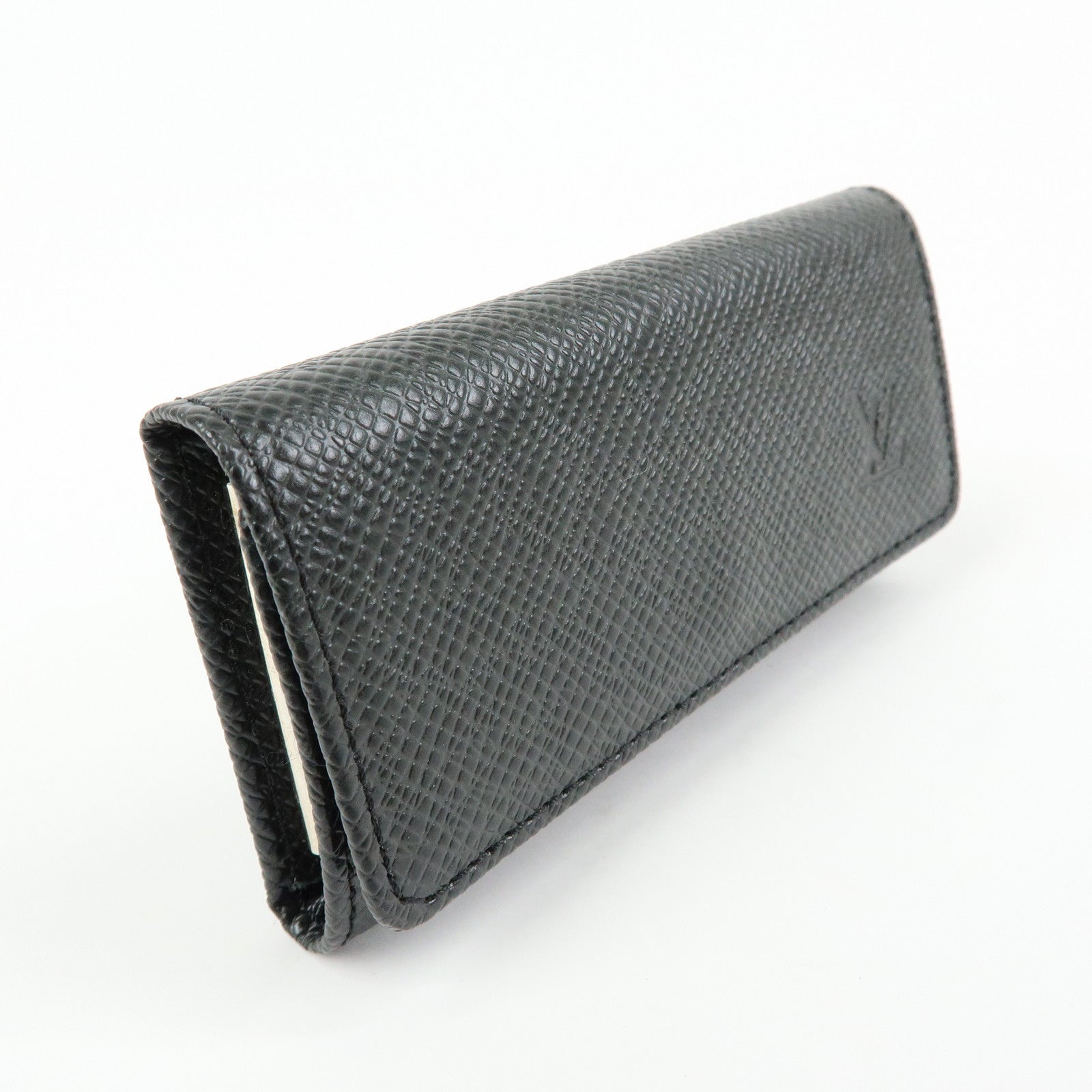 Louis Vuitton Taiga Leather Multicles 4 Key Case Ardoise M30522