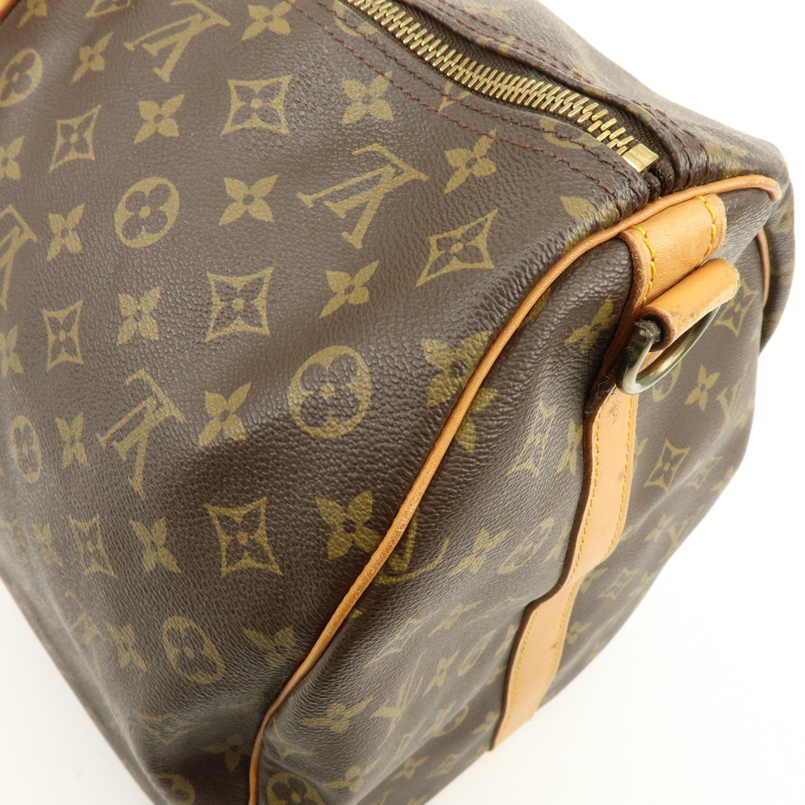 Louis Vuitton Monogram Keep All Bandouliere 60 Boston Bag M41412