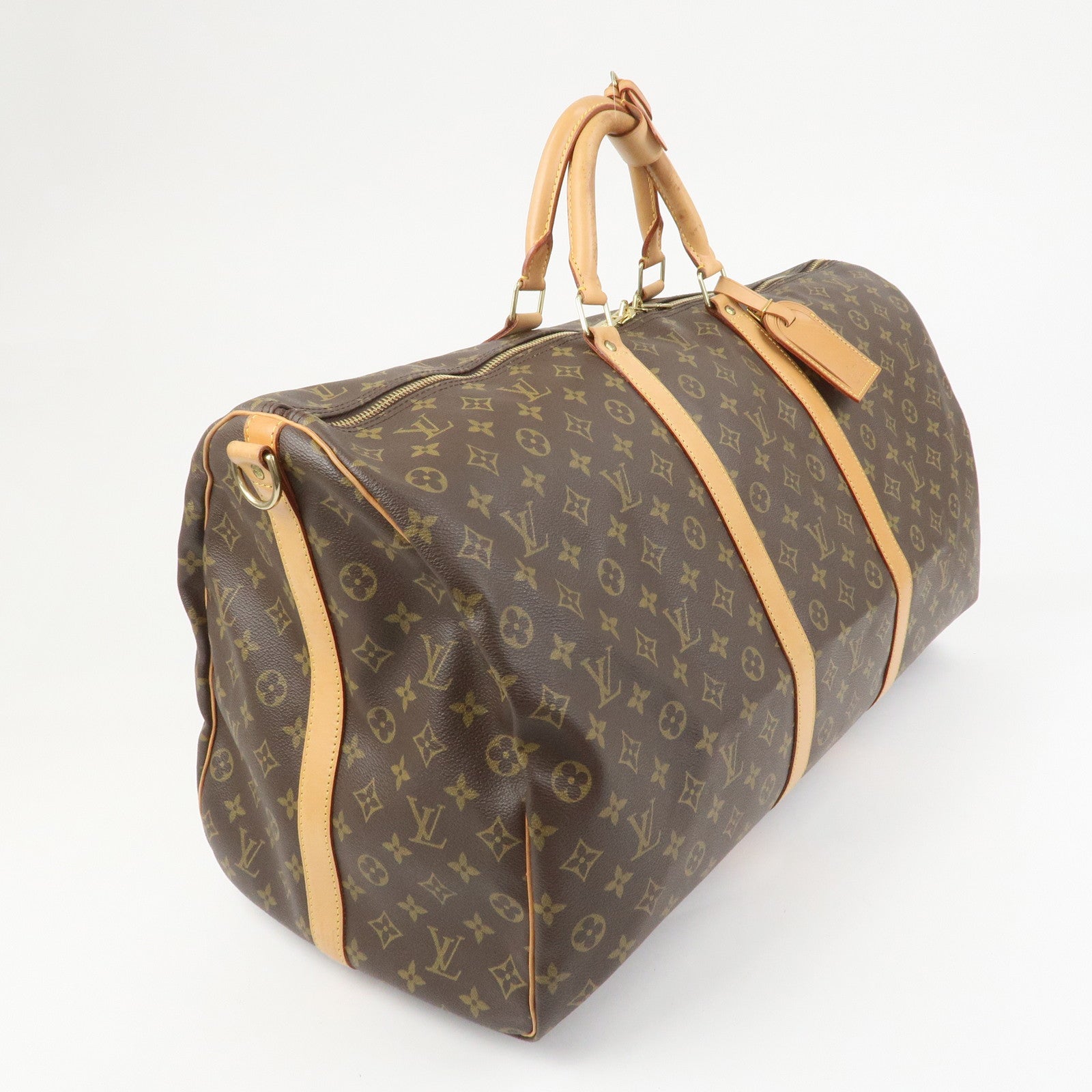 Louis Vuitton Monogram Keep All Bandouliere 60 Boston Bag M41412