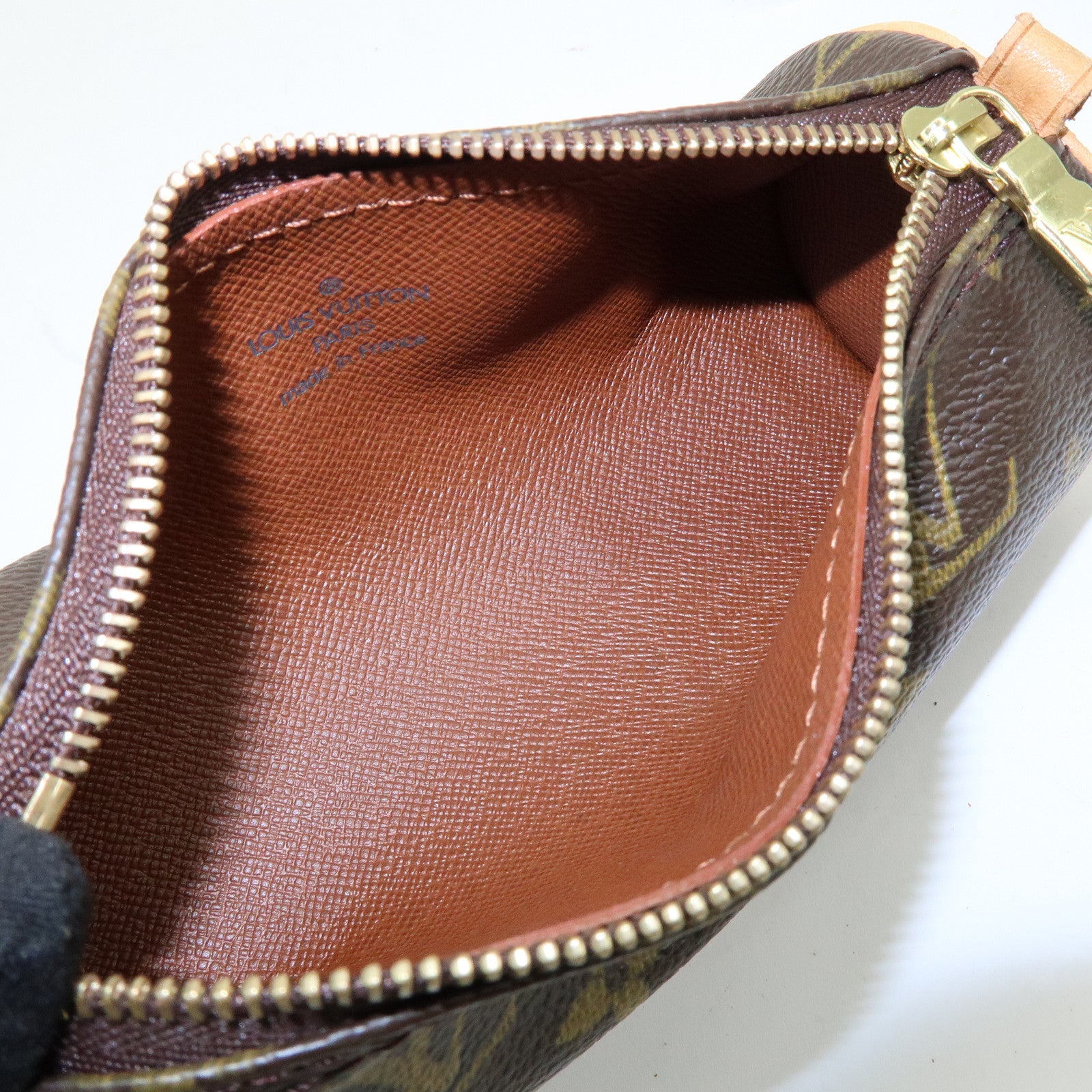 Louis Vuitton Monogram Set of 2 Mini Pouch for Papillon Bag Brown