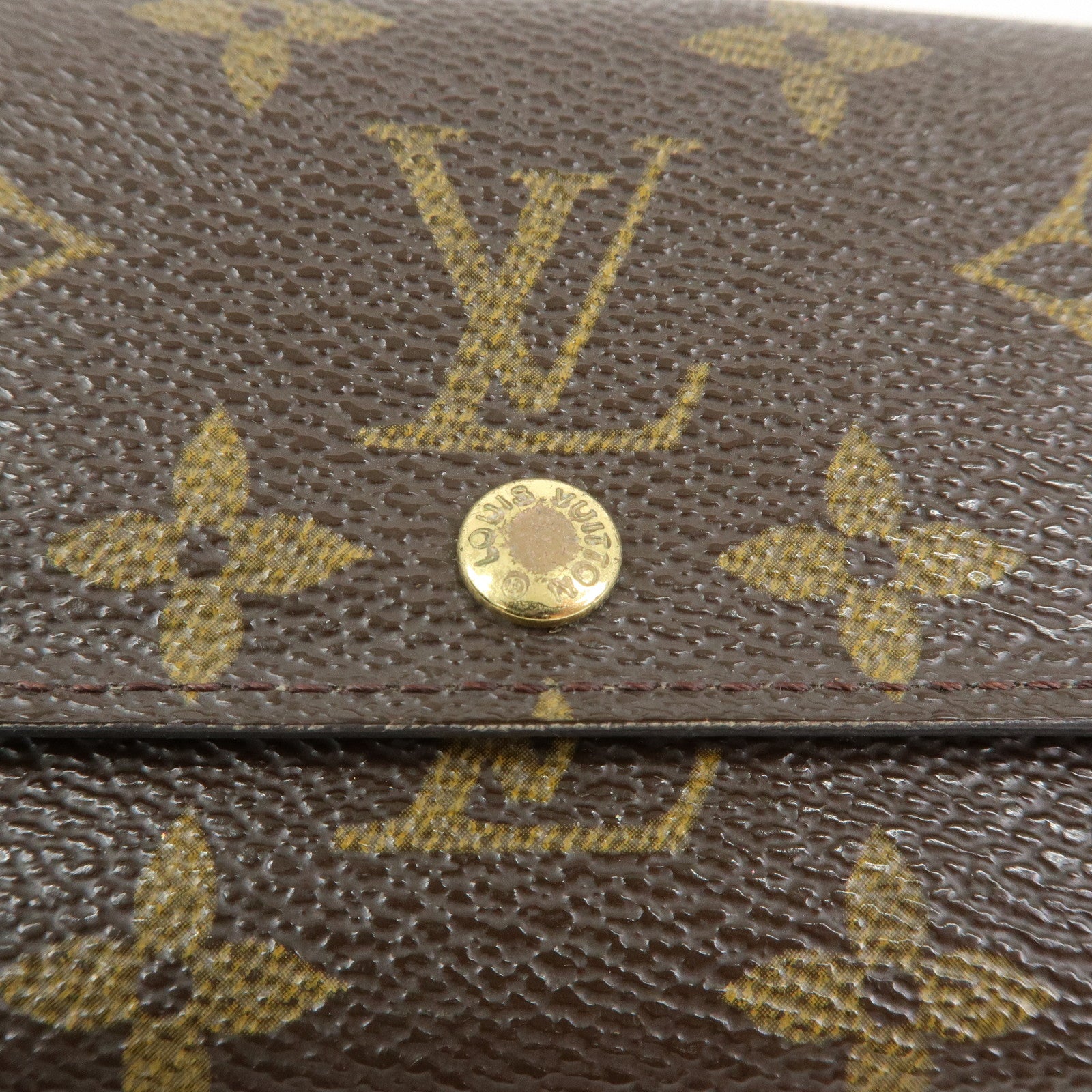 Louis Vuitton Monogram Porte Monnaie Zip Bifold Wallet M61735